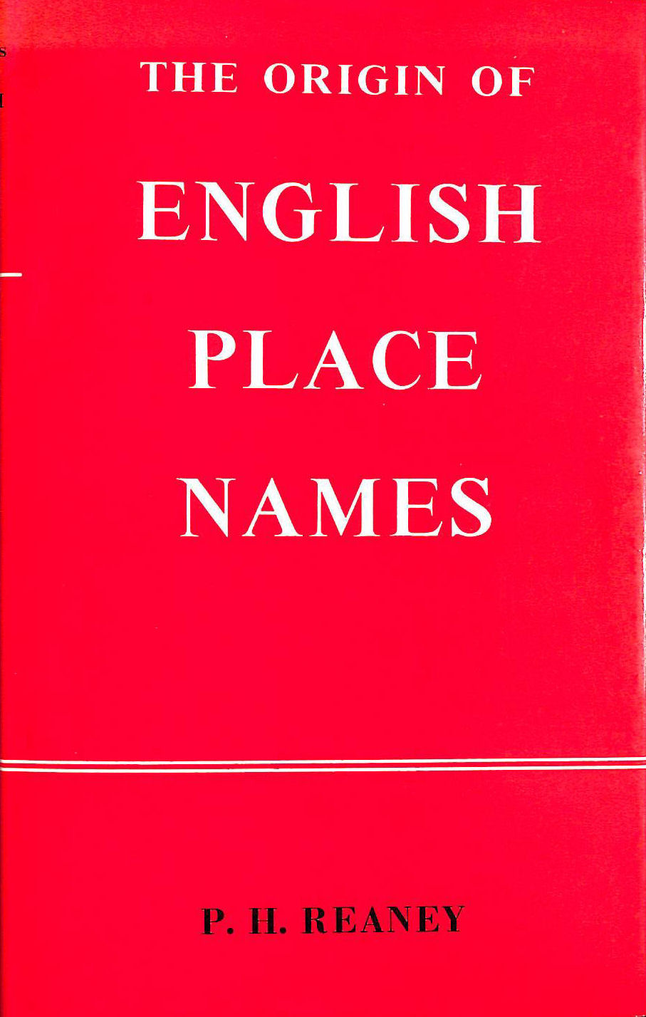 Origin of English Place-names