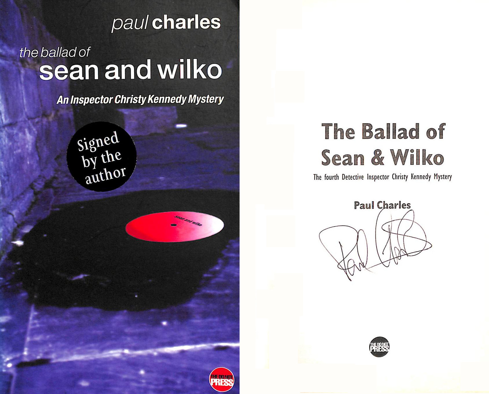The Ballad of Sean and Wilko, Signed by the author