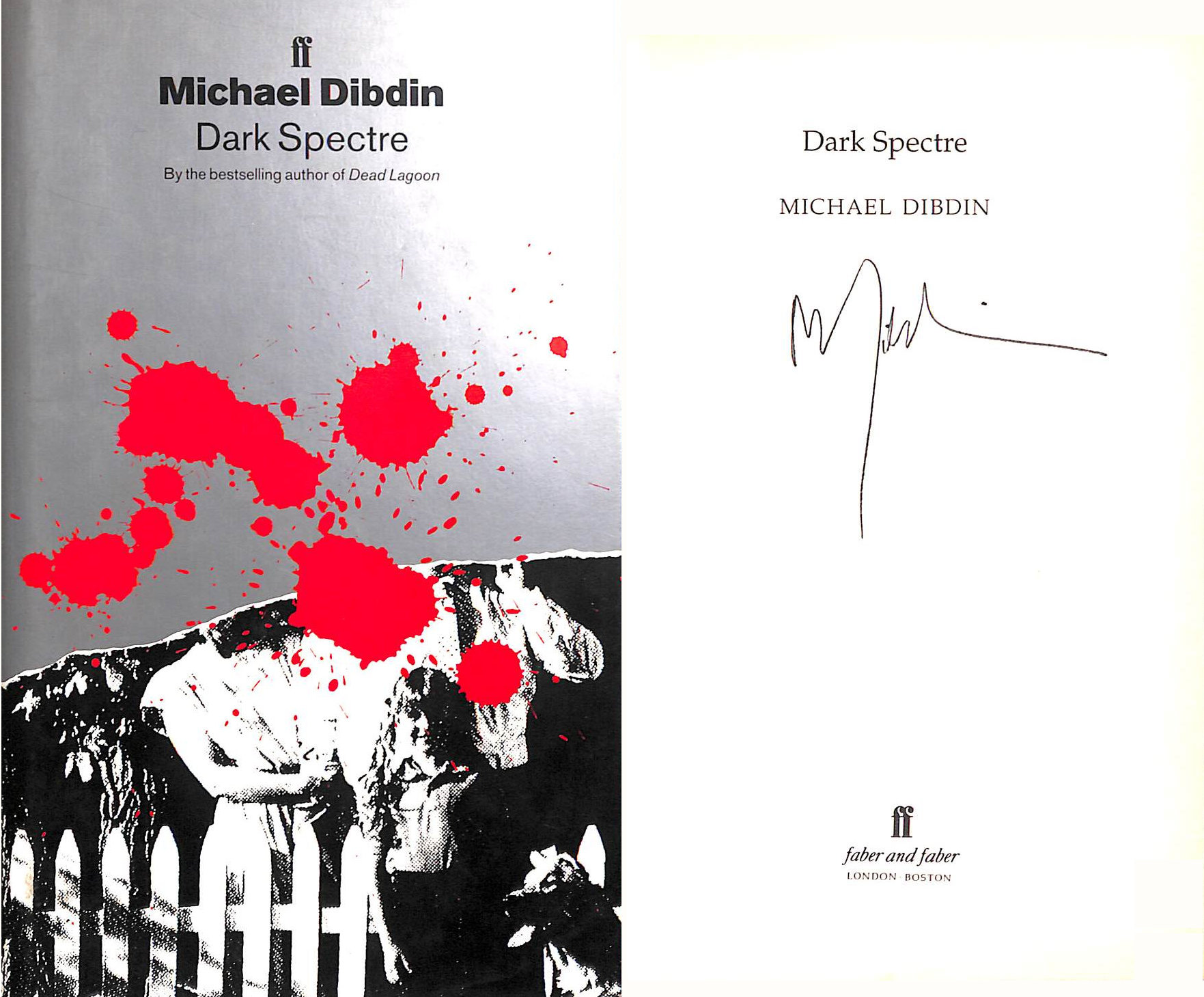 Dark Spectre, Signed by the author