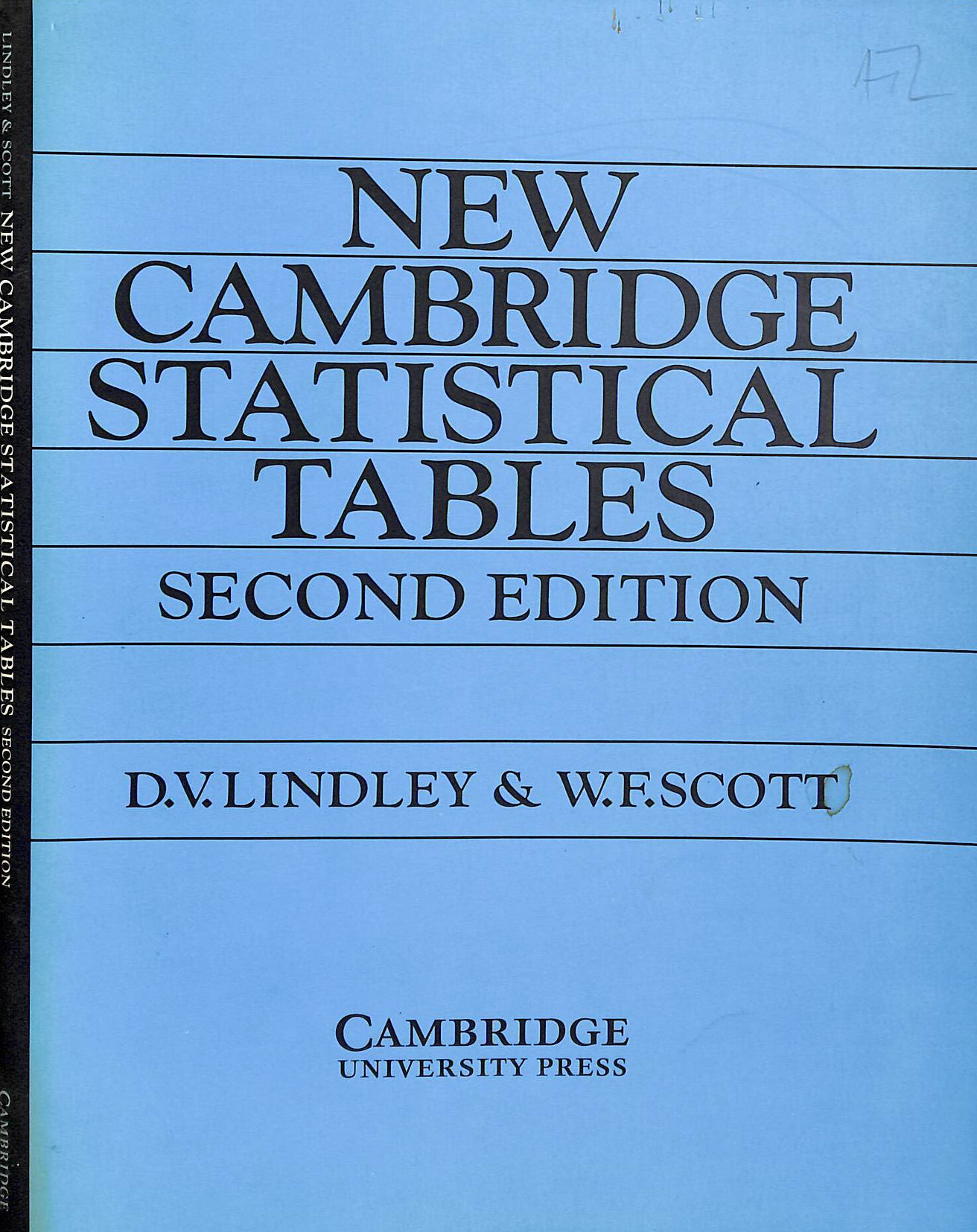 New Cambridge Statistical Tables