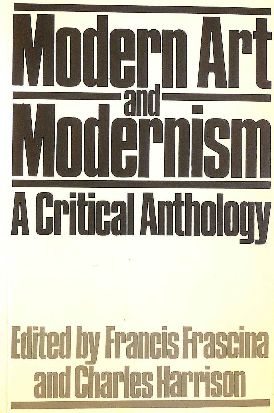 Modern Art and Modernism