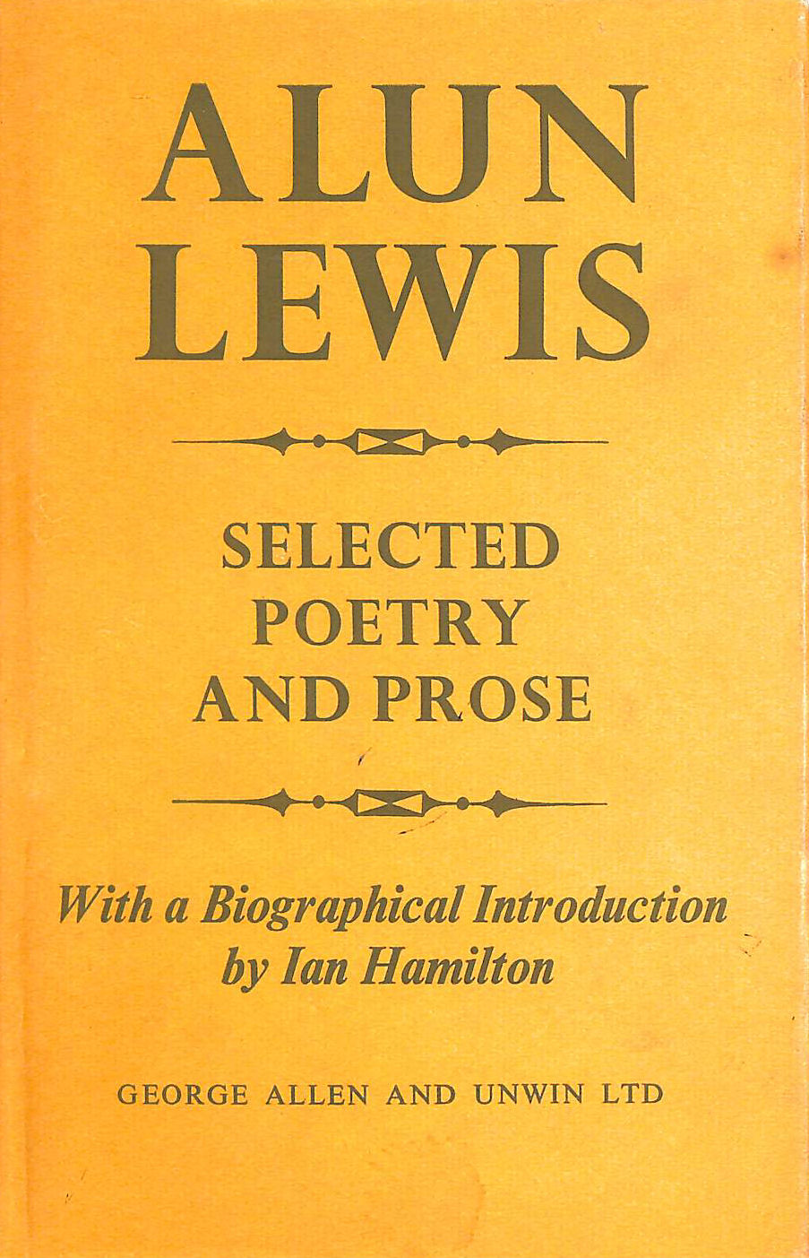 Selected Poetry and Prose