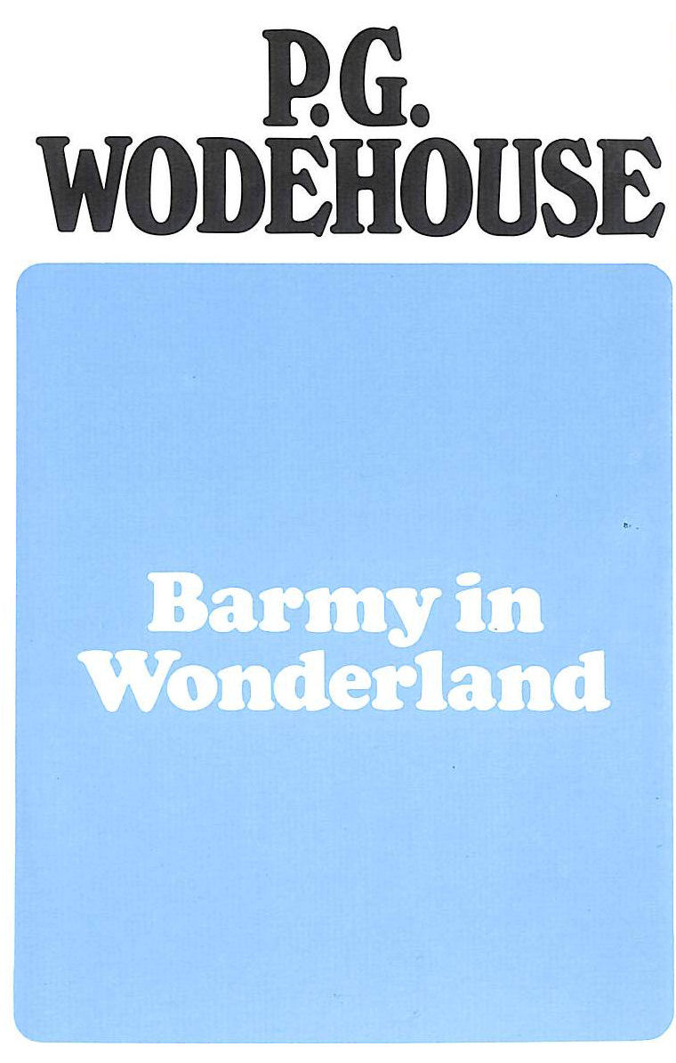 Barmy in Wonderland