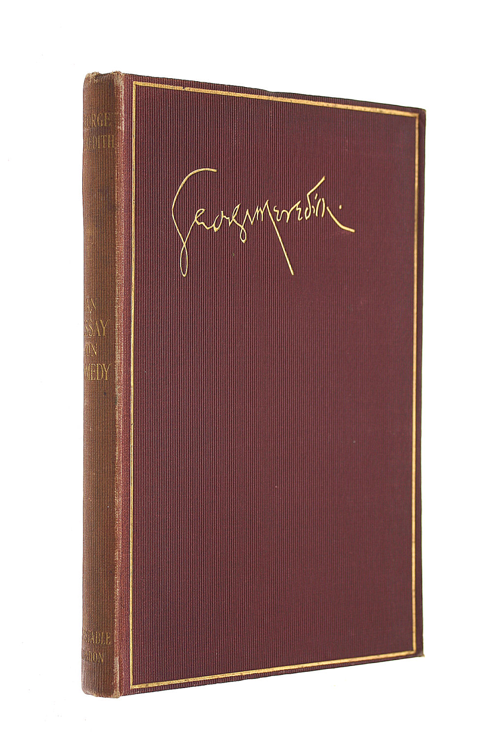 An Essay on Comedy and the Uses of the Comic Spirit