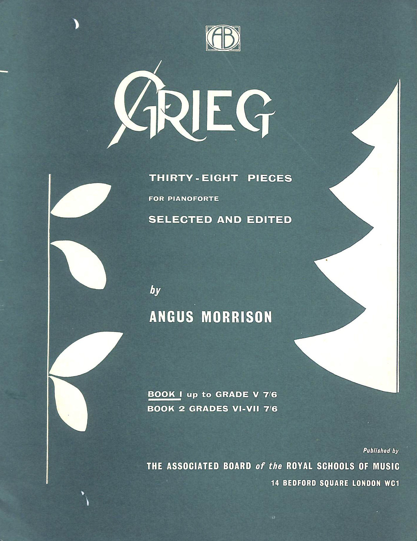 Grieg Thirty-Eight Pieces For Pianoforte Book 2 Grades VI - VII