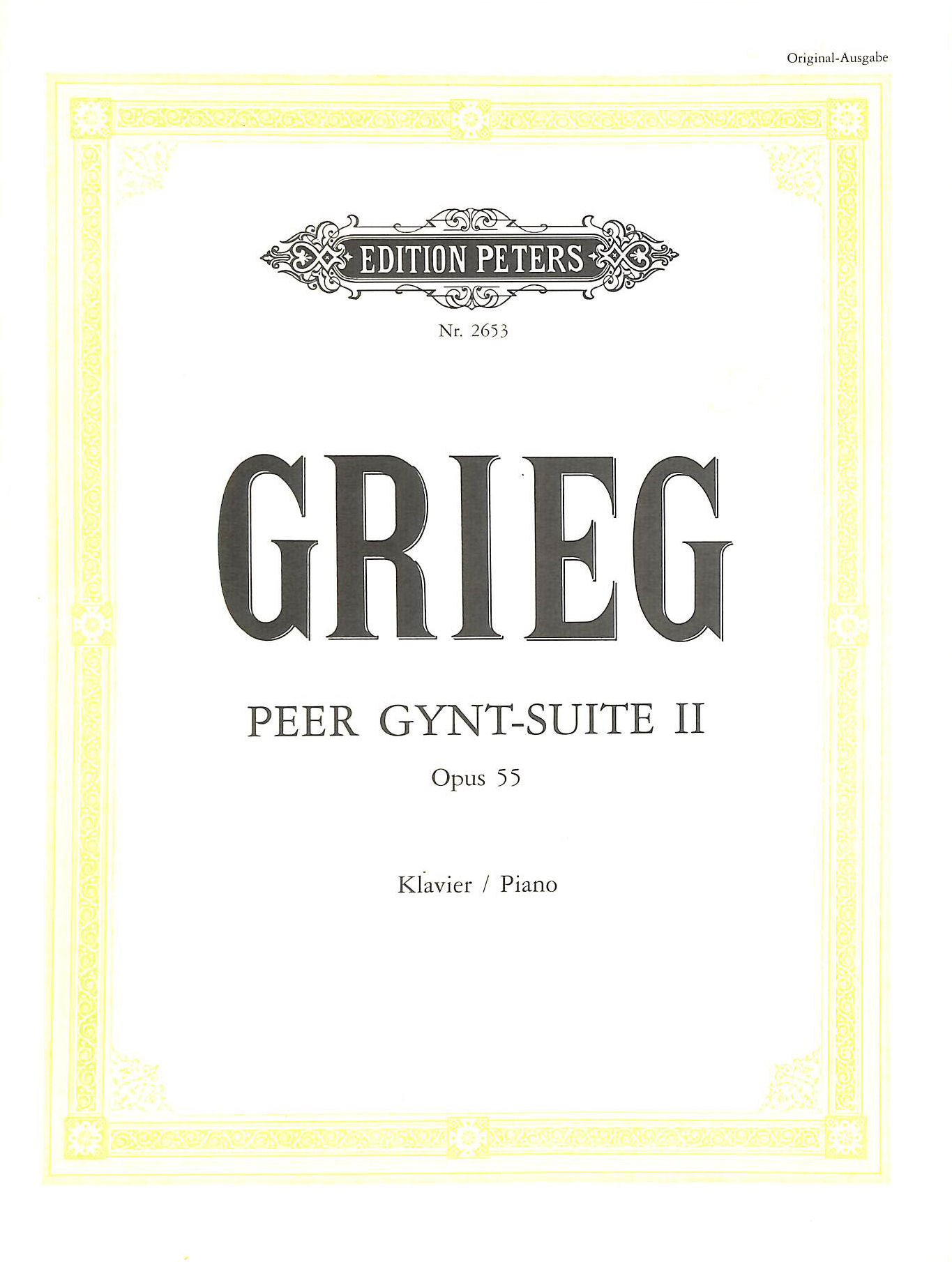 Grieg: Peer Gynt, Opus 55, Second Suite