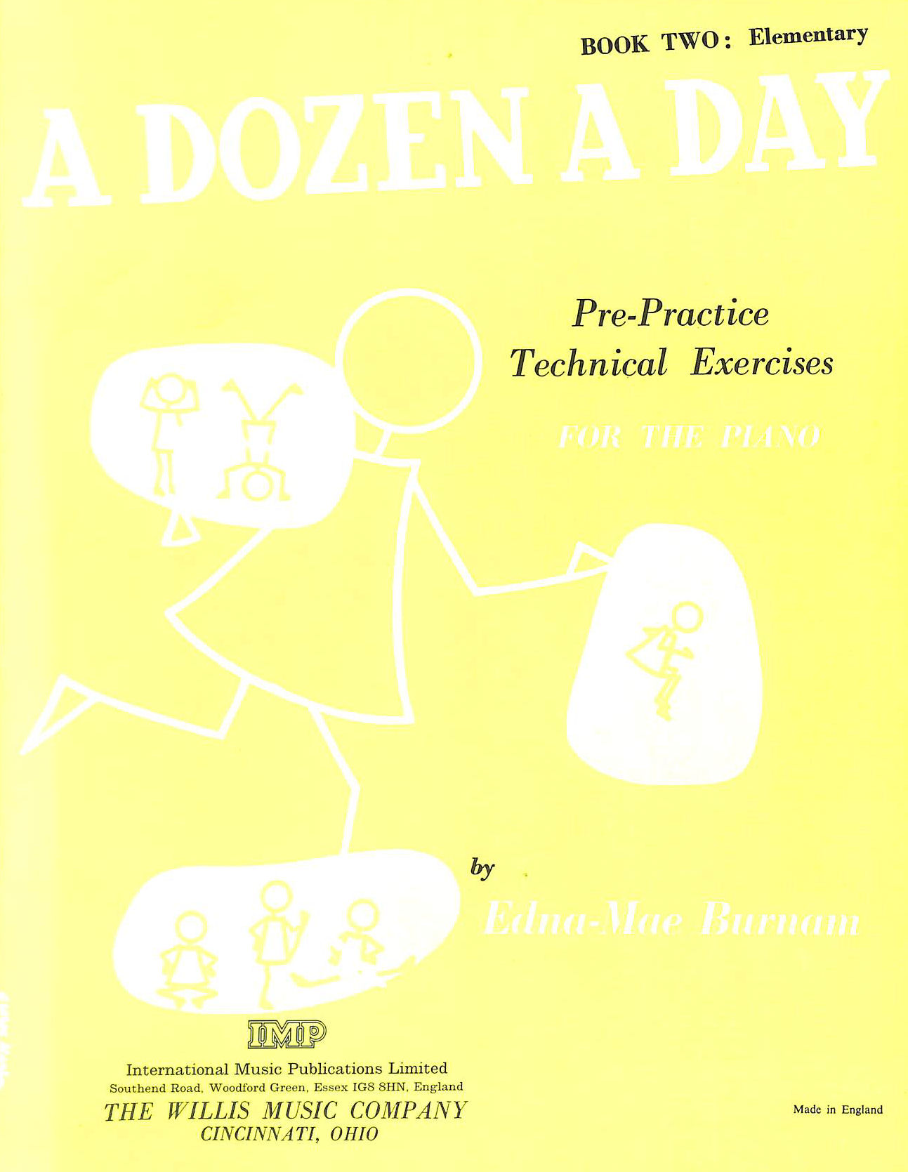 A dozen a day : pre-practice technical exercises for the piano / Book two, Elementary
