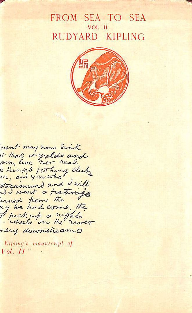 From Sea To Sea And Other Sketches - Letters Of Travel Vol II