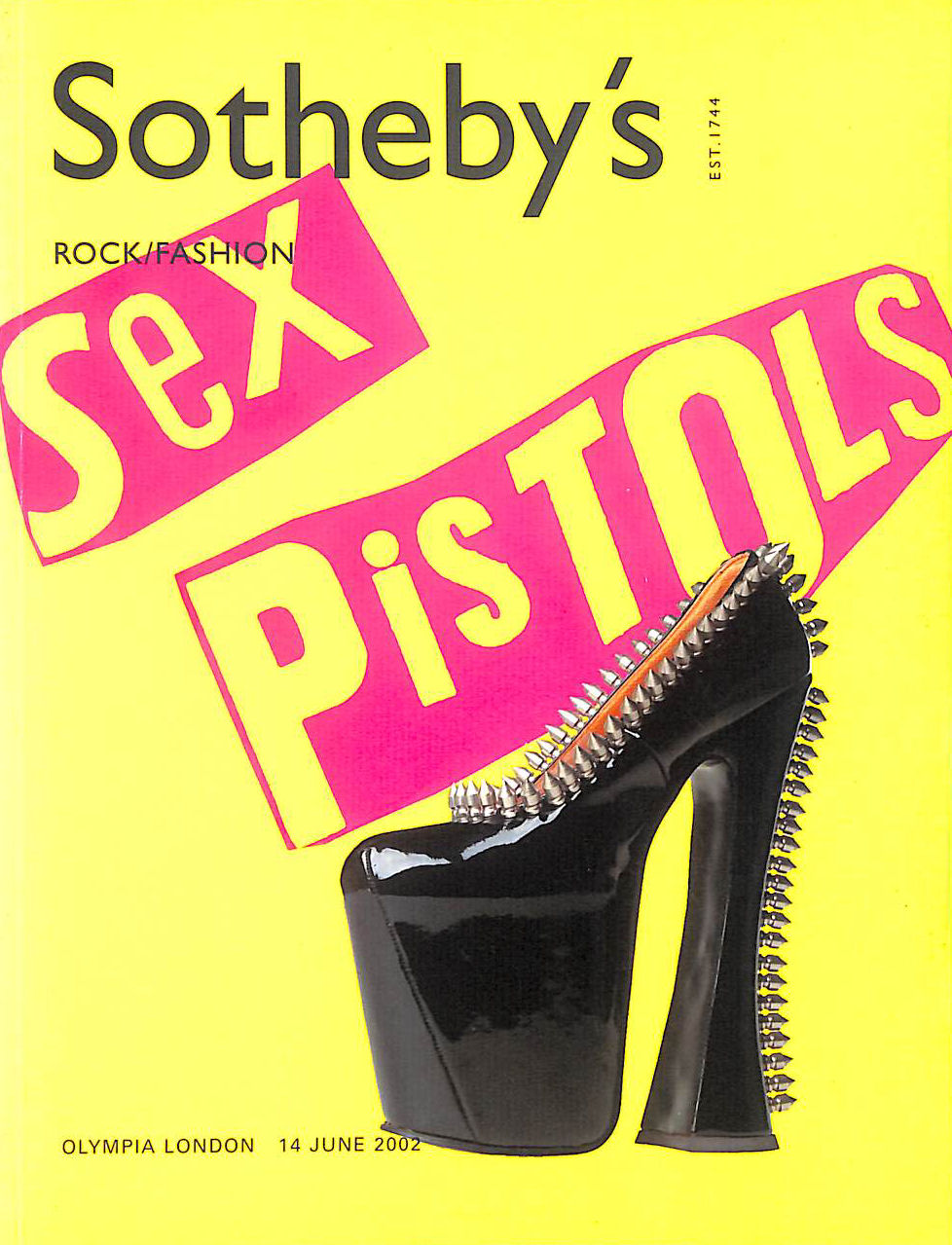 Sotheby's Sex Pistols Rock / Fashion Olympia London 14 June 2002