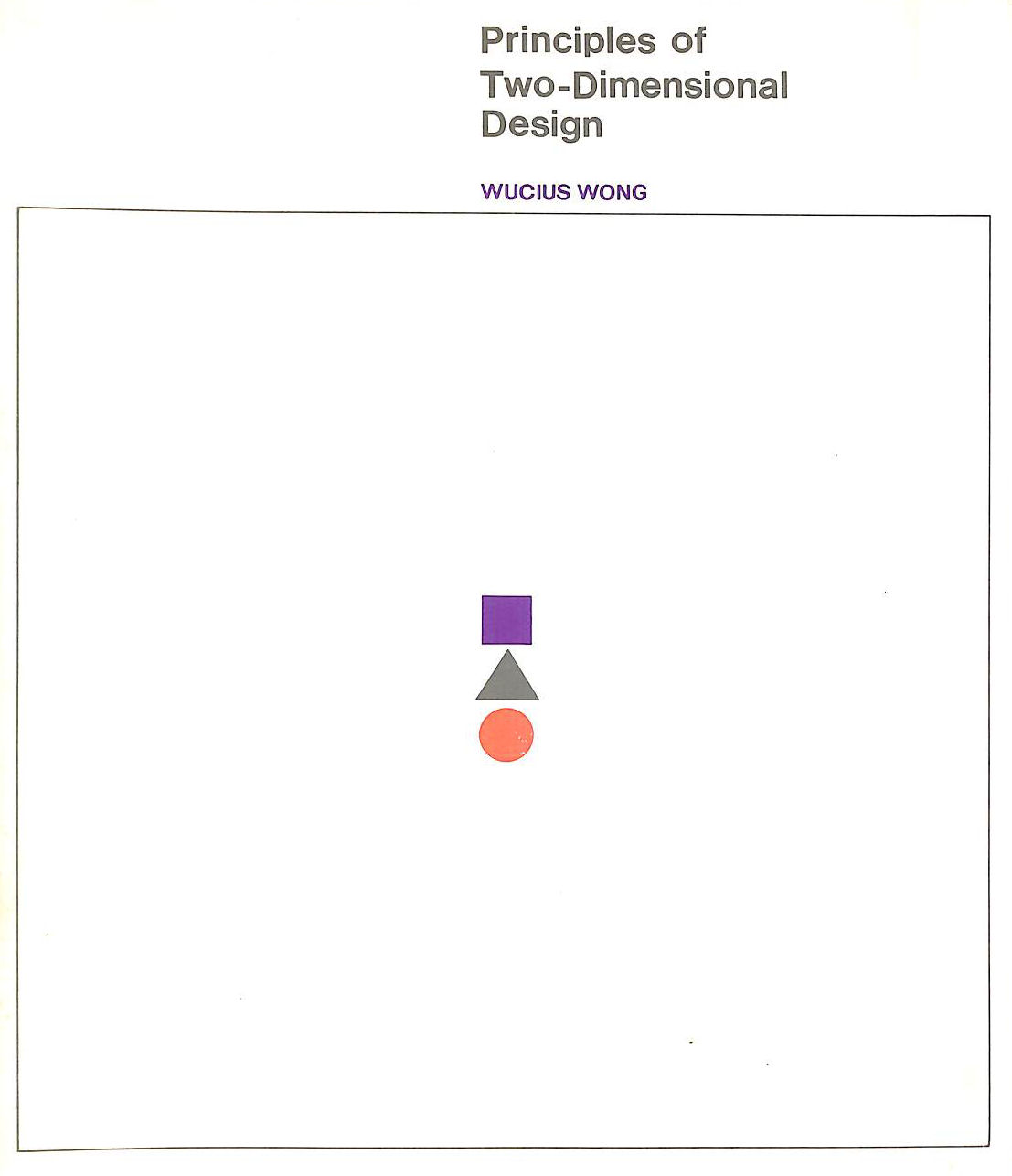 Principles of two-dimensional design