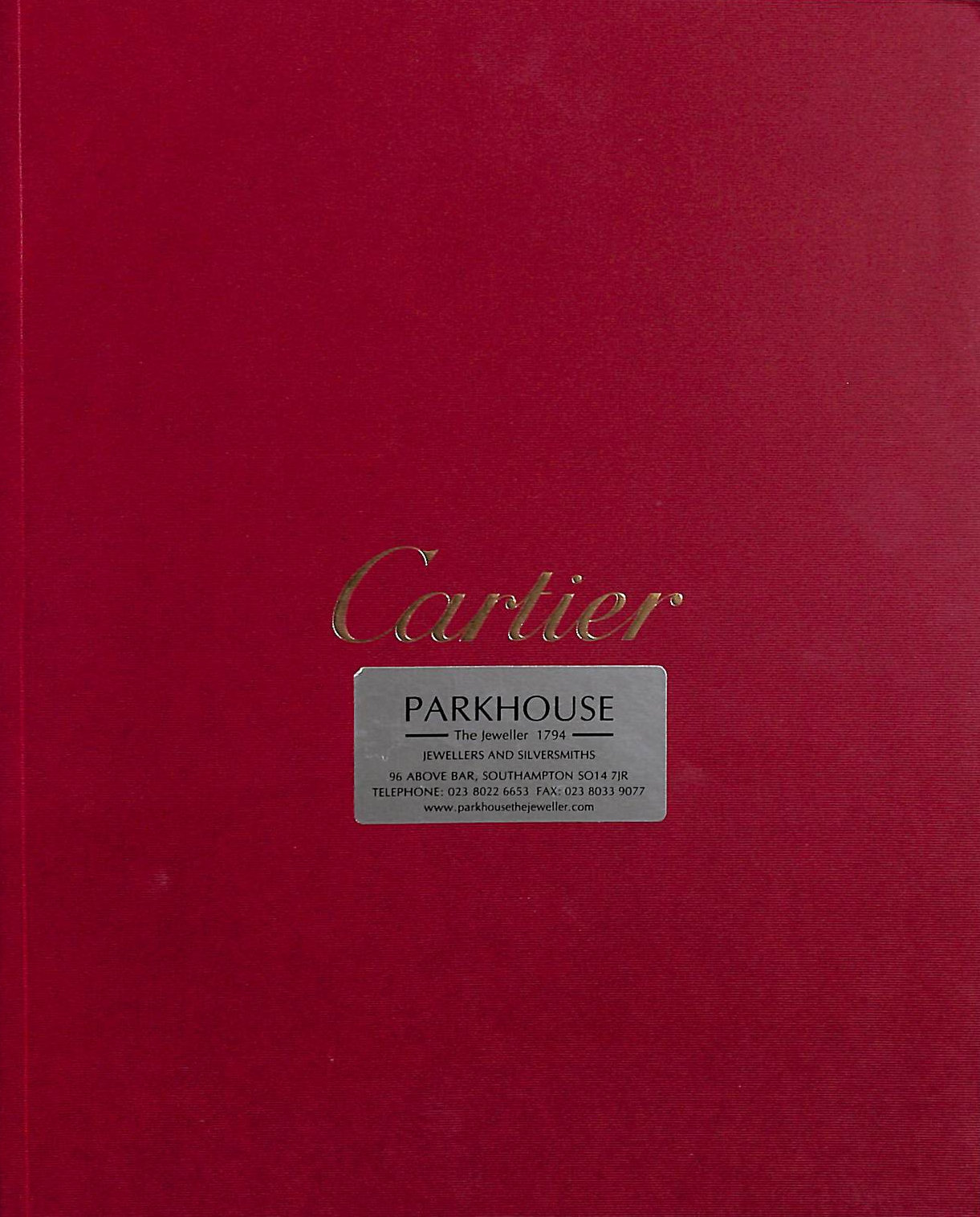 Cartier. Watch Catalogue 2008