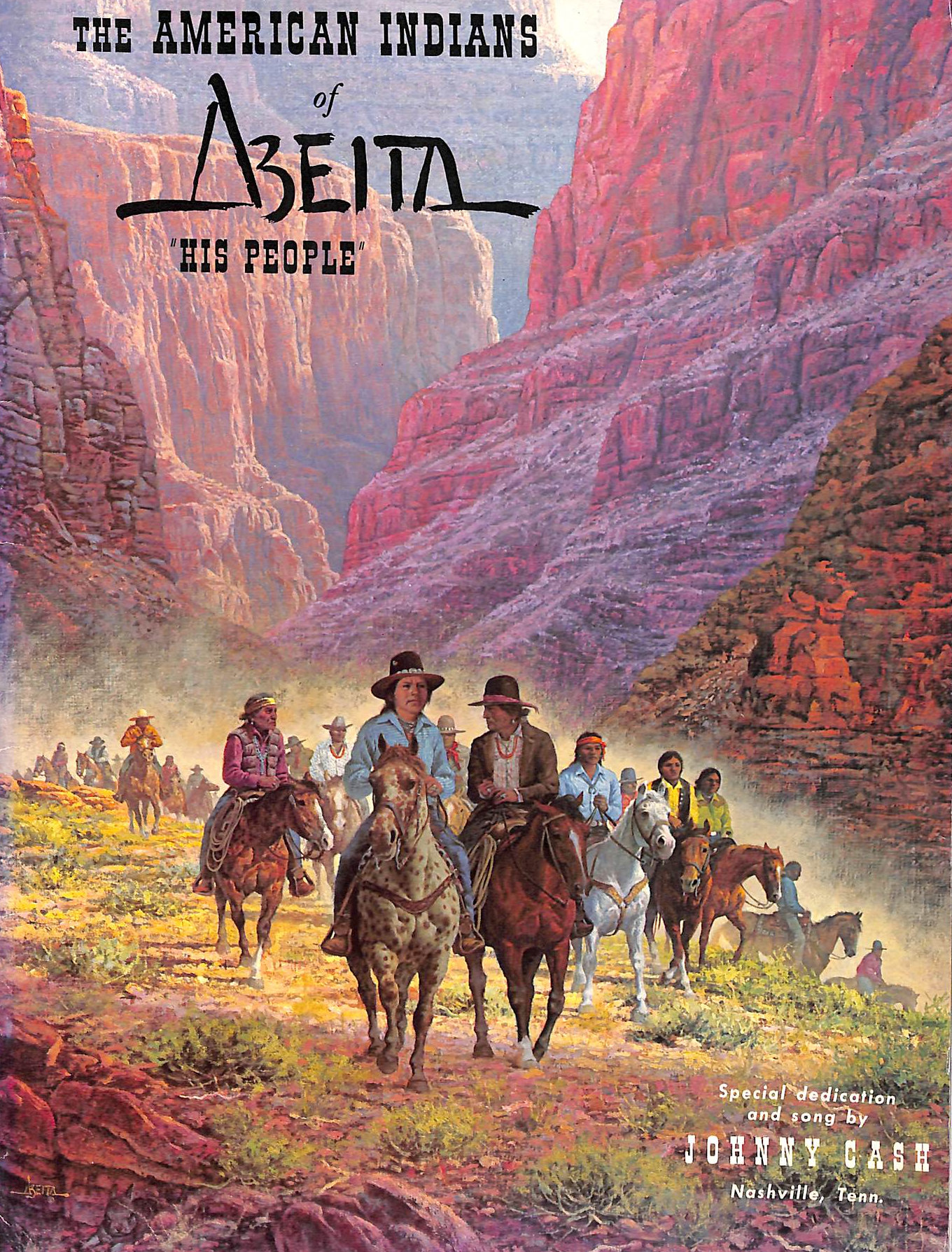 The American Indians of Abeita his people, Special Dedication and Song By Johnny Cash