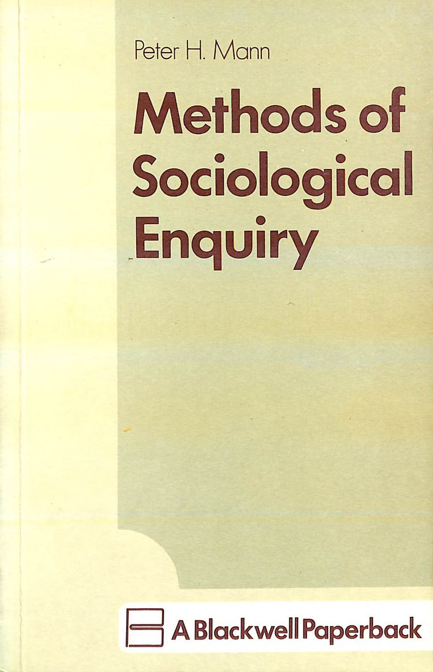 Methods Of Sociological Enquiry