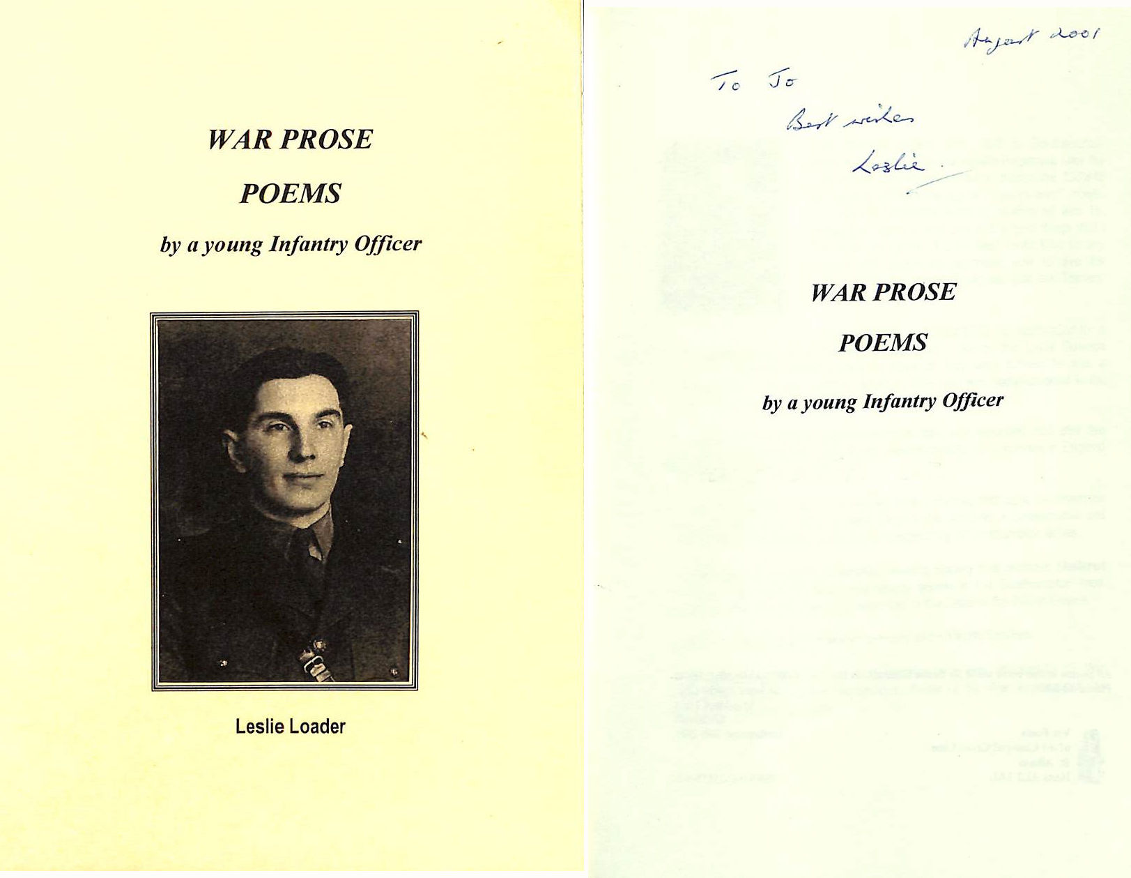 War prose poems