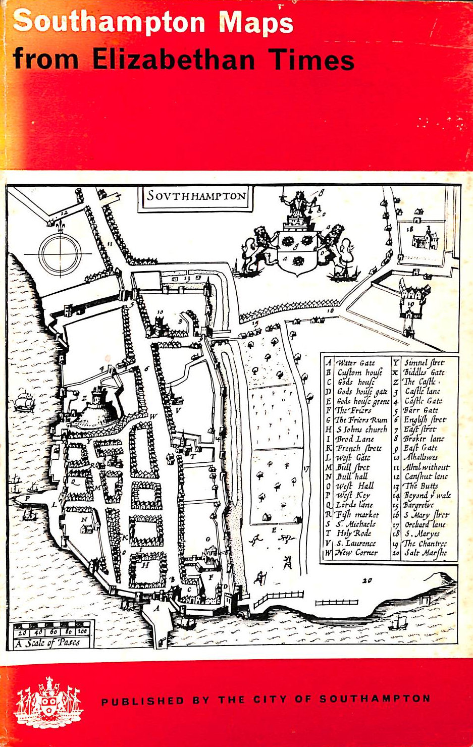 Southampton Maps from Elizabethan Times