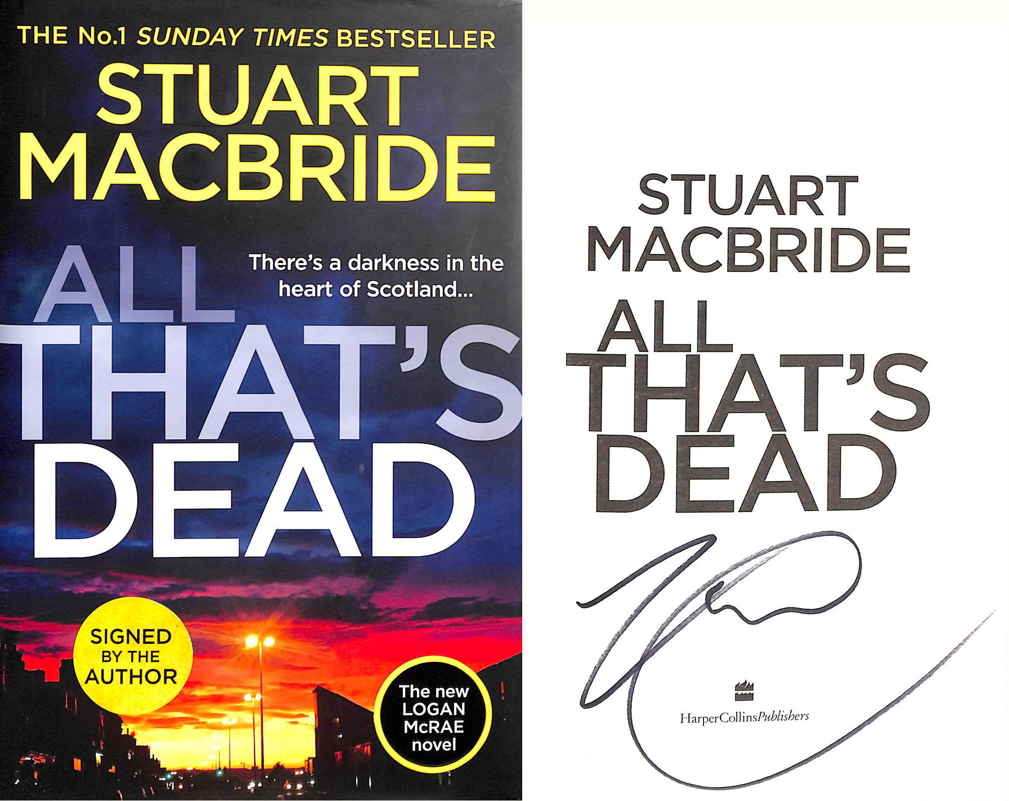 All That's Dead, Signed by the author