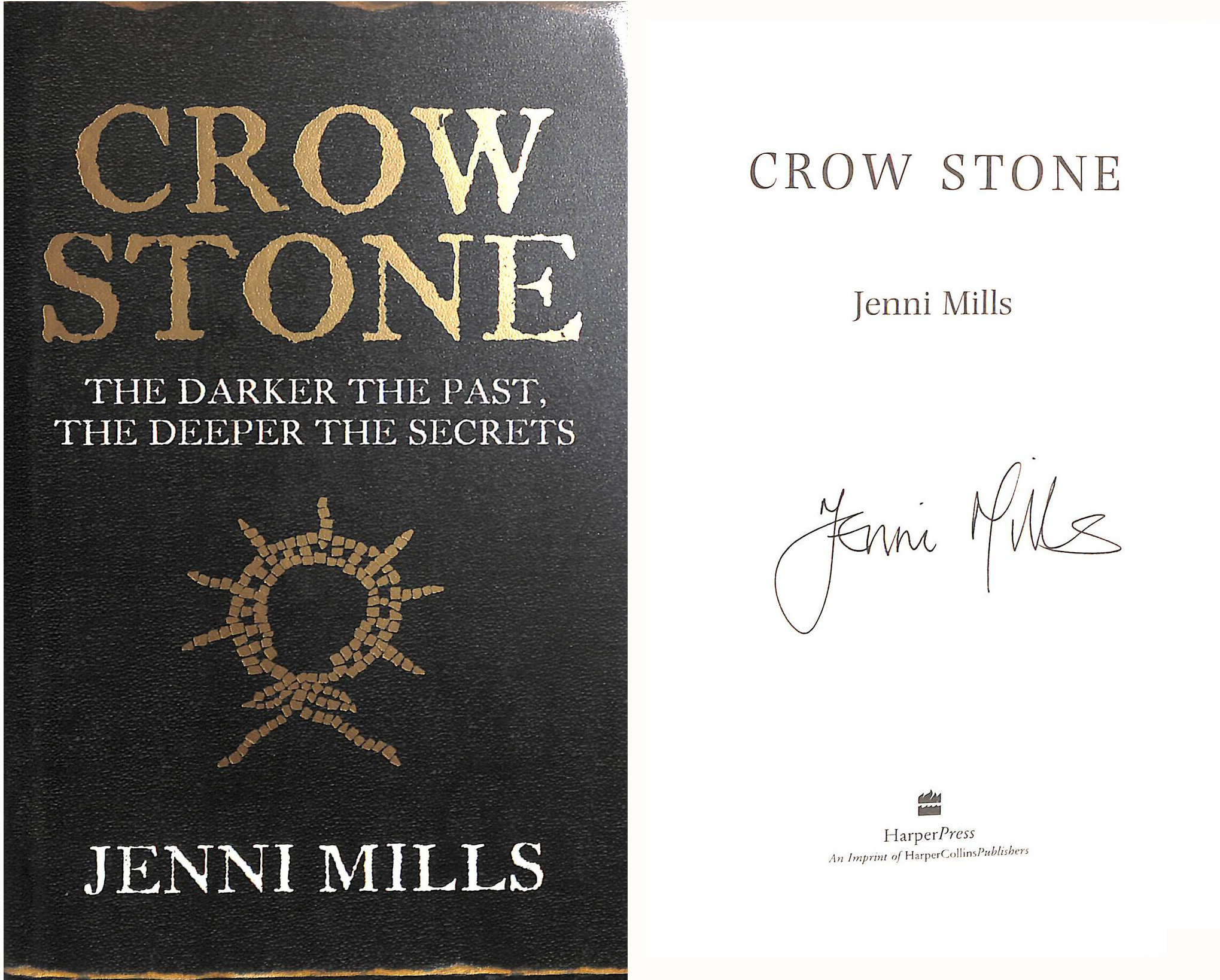Crow Stone, Signed by the author