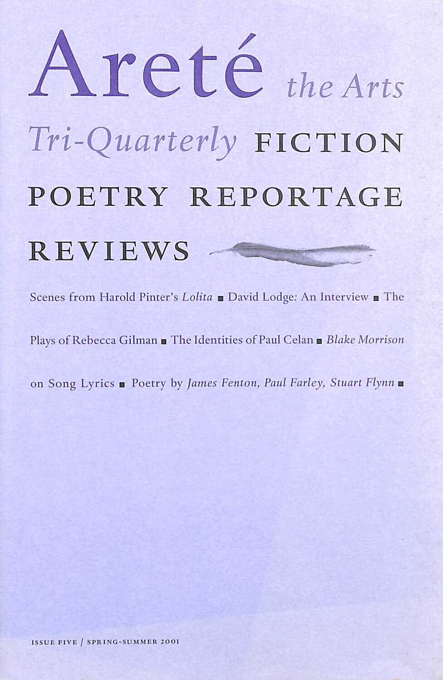 Arete: The Arts Tri-Quarterly: Issue 5 Spring-Summer 2001