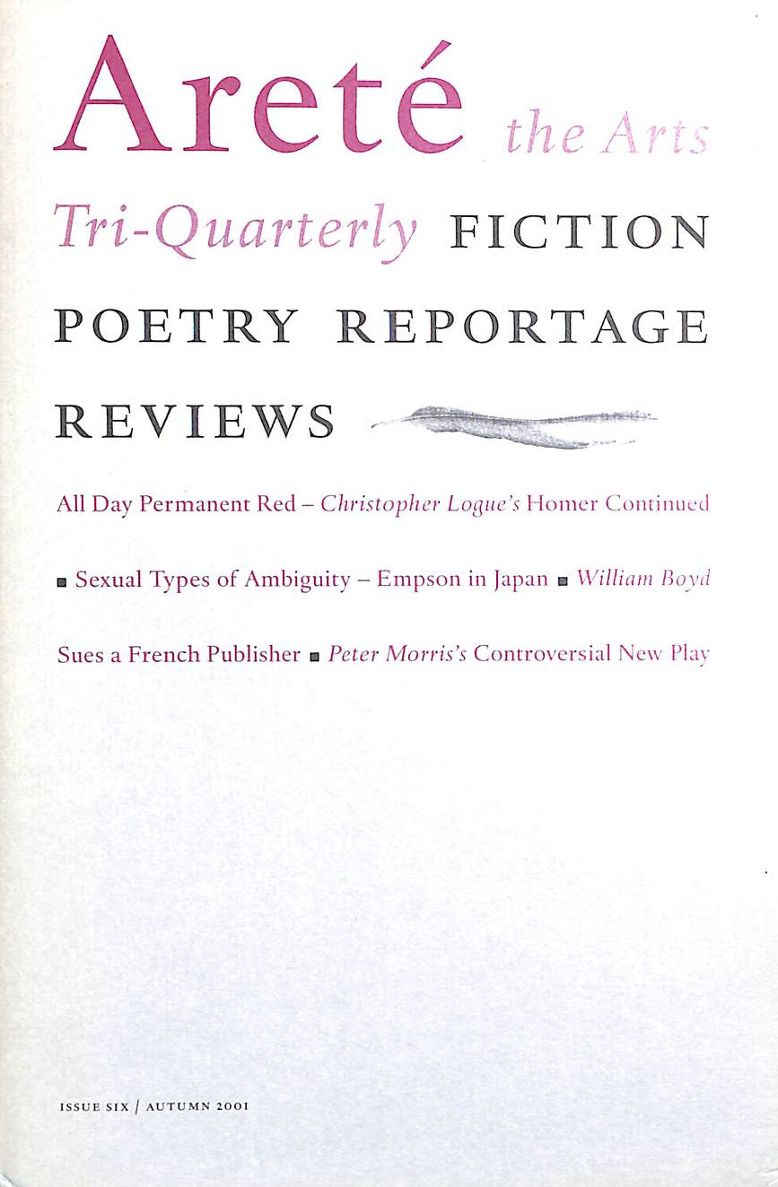 Arete: The Arts Tri-Quarterly: Issue 6 Autumn 2001