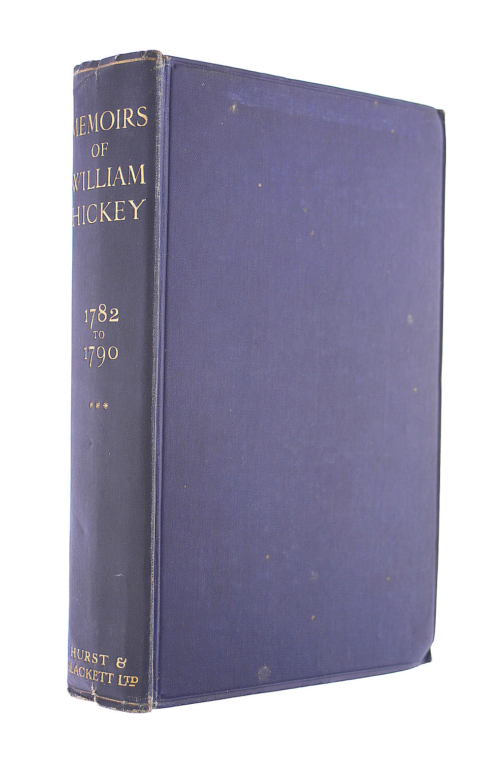 Memoirs of William Hickey vol. III (1782-1790)