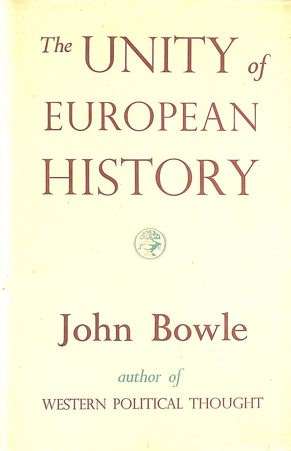 The Unity of European History