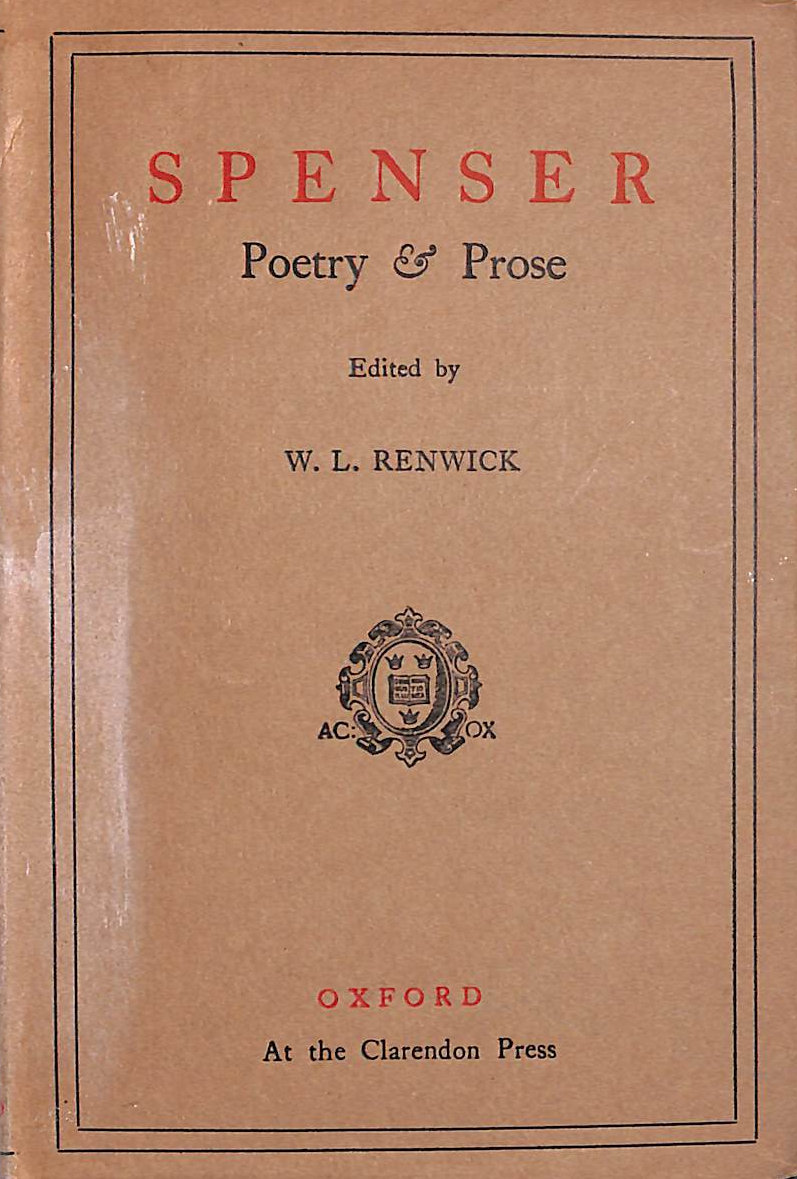 Spenser Selections with Essays by Hazlitt Coleridge & Leigh Hunt