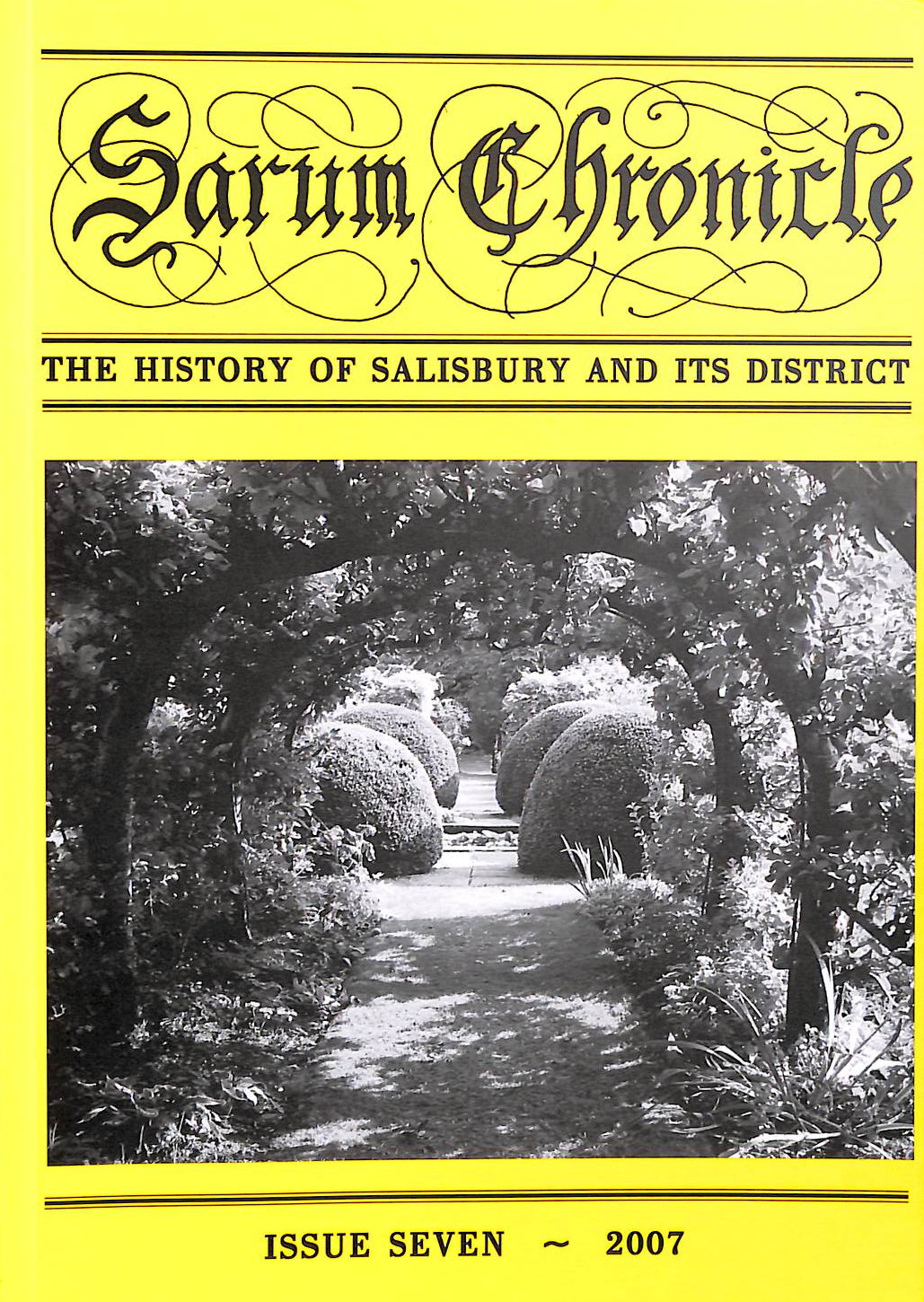 Sarum Chronicle: The History of Salisbury and Its District: v. 7 2007