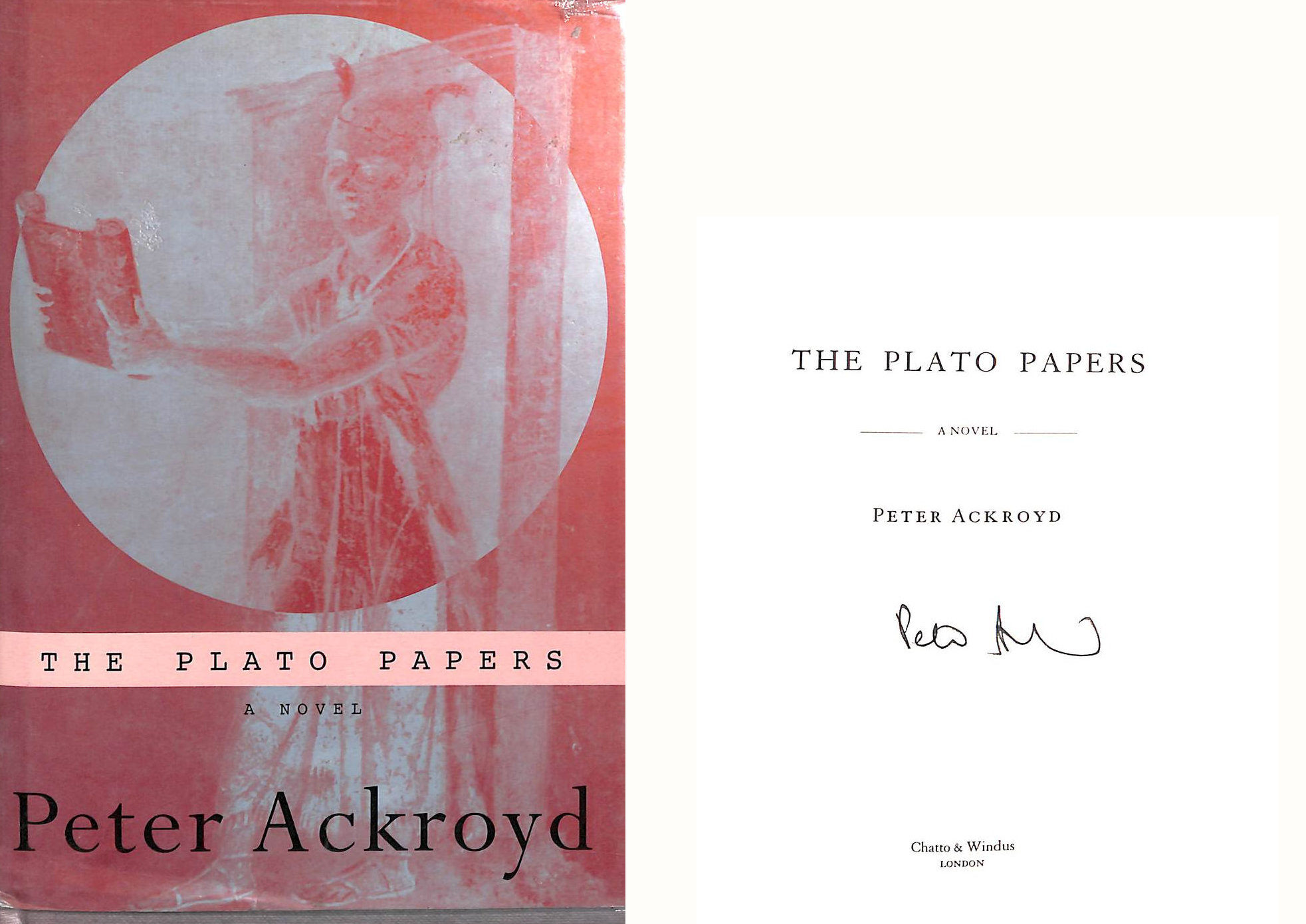 The Plato Papers, Signed by the author