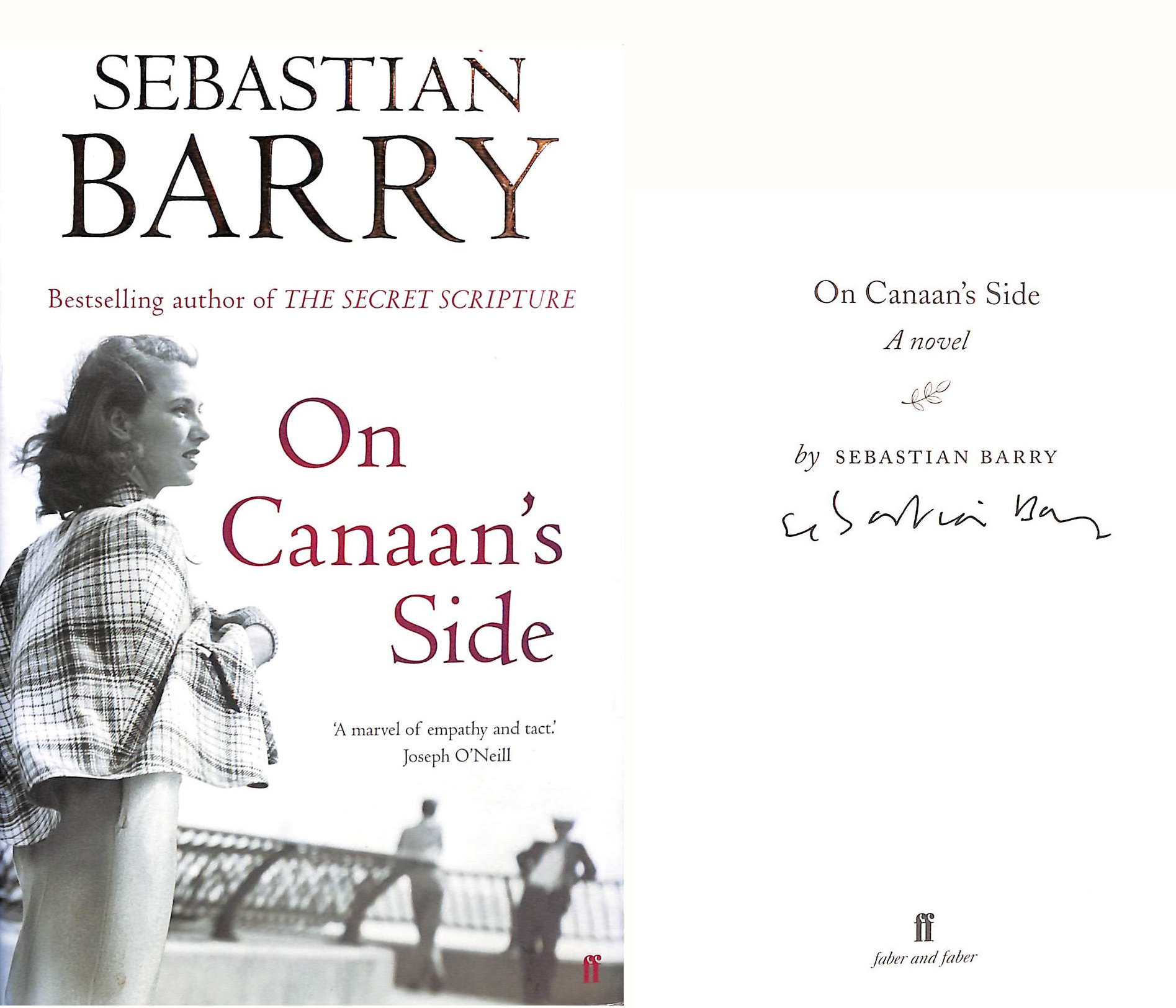On Canaan's Side, Signed by the author
