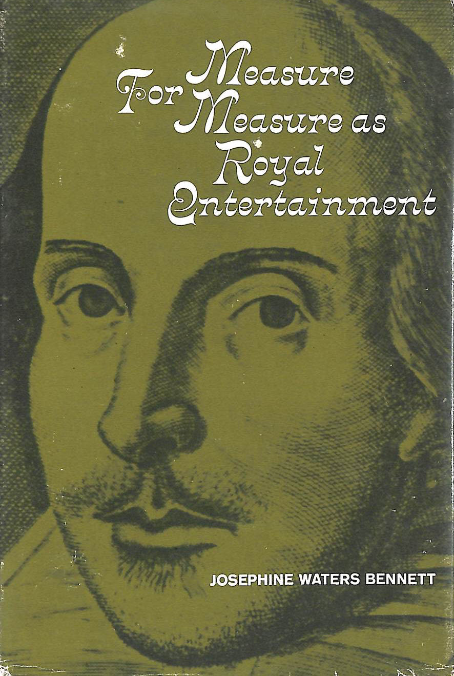 Measure for Measure as Royal Entertainment