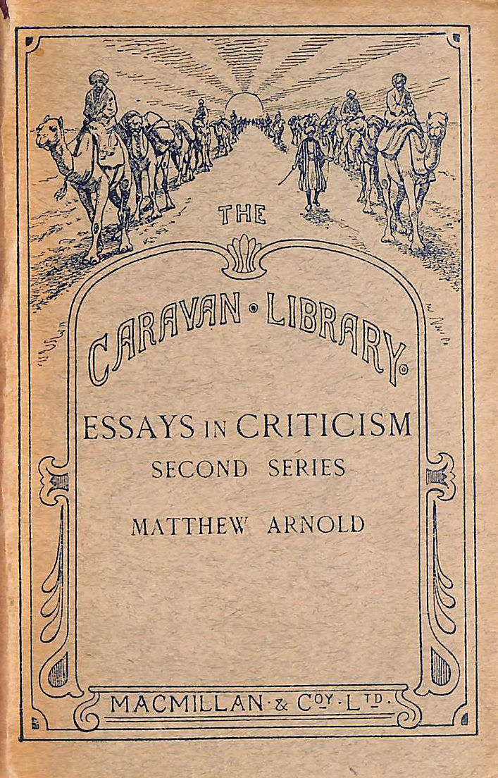 Essays in Criticism, second Series