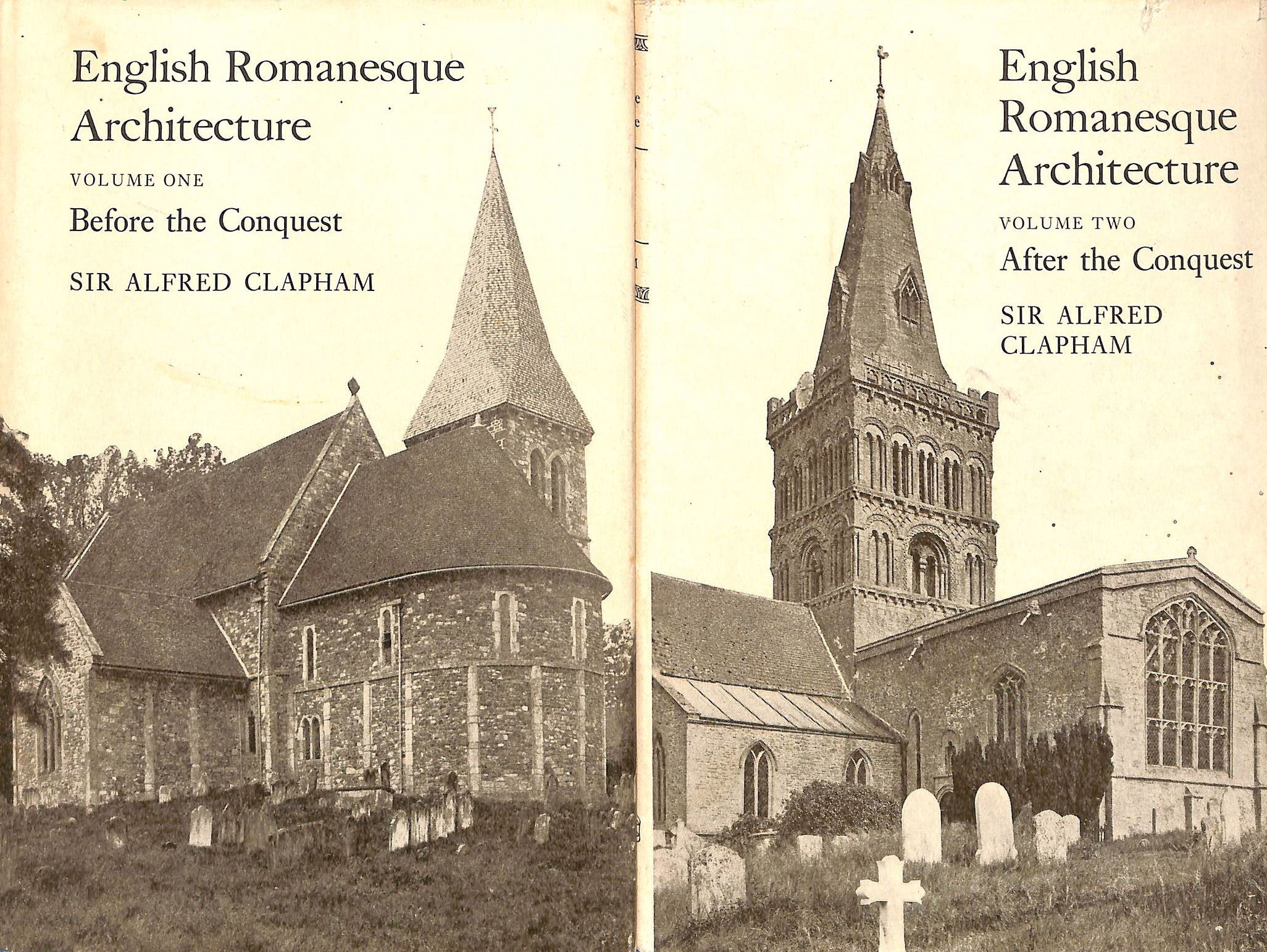 English Romanesque Architecture, Vols 1 and 2