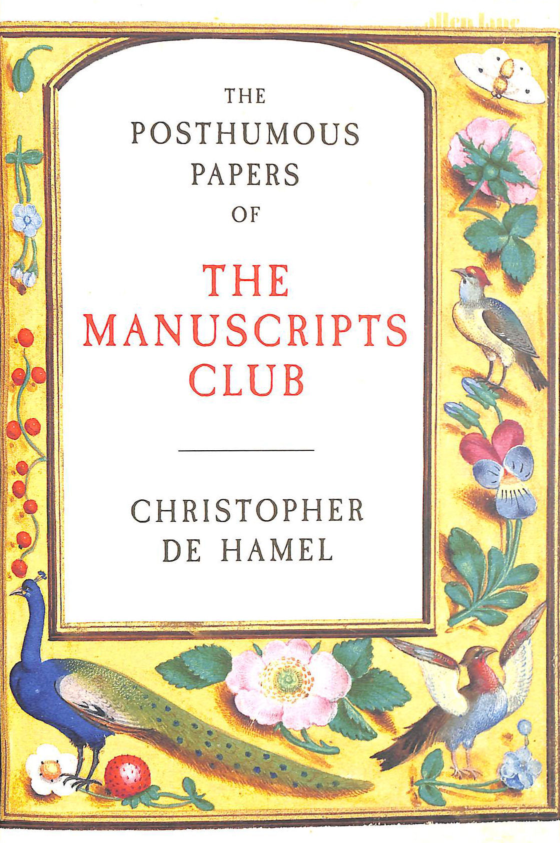The Posthumous Papers of the Manuscripts Club, Signed by the author