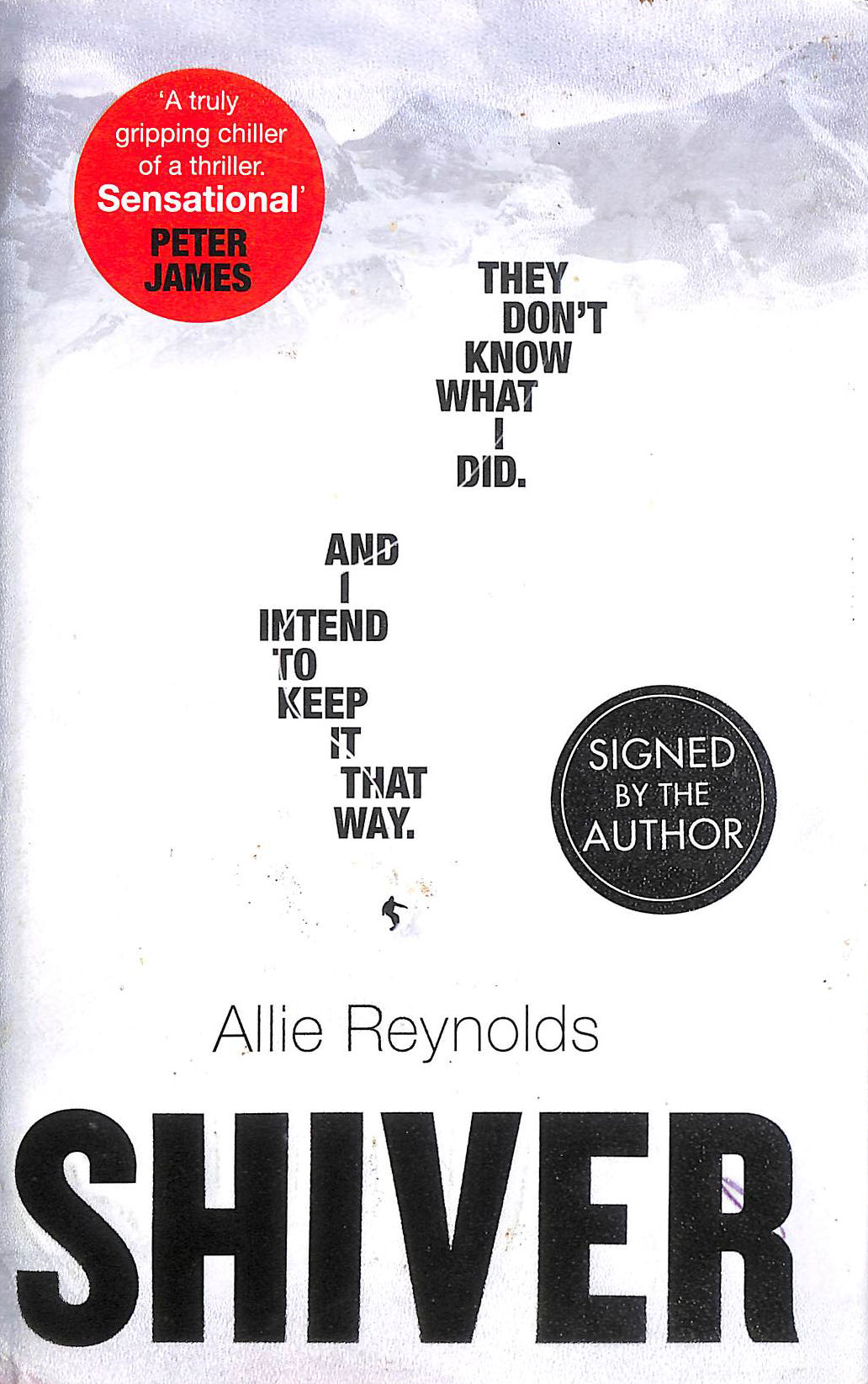 Shiver, Signed by the author