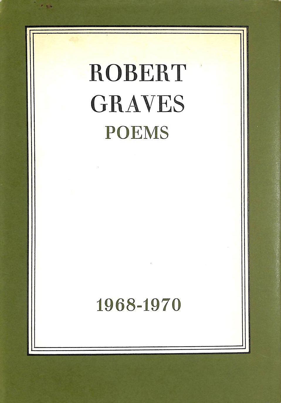 Poems, 1968-1970
