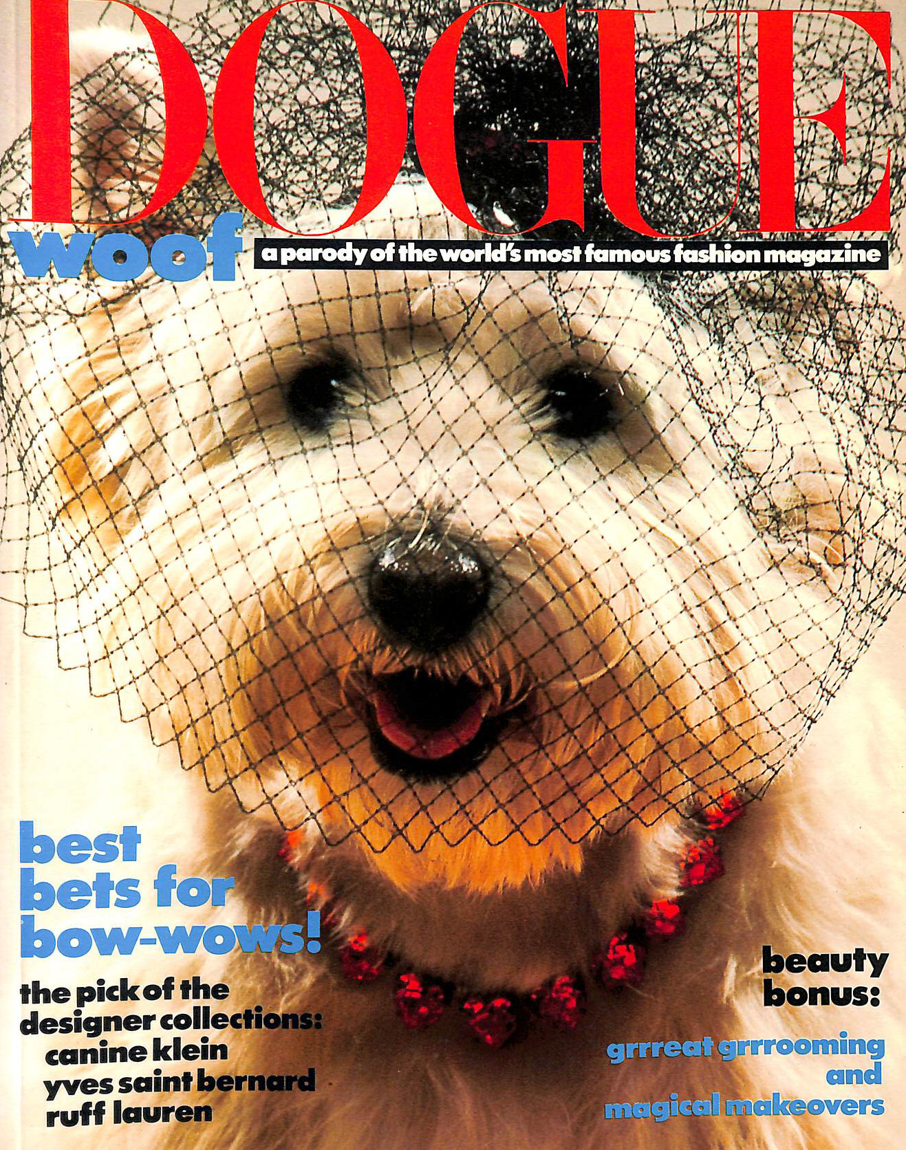 Dogue woof: a parody of the world's most famous fashion magazine