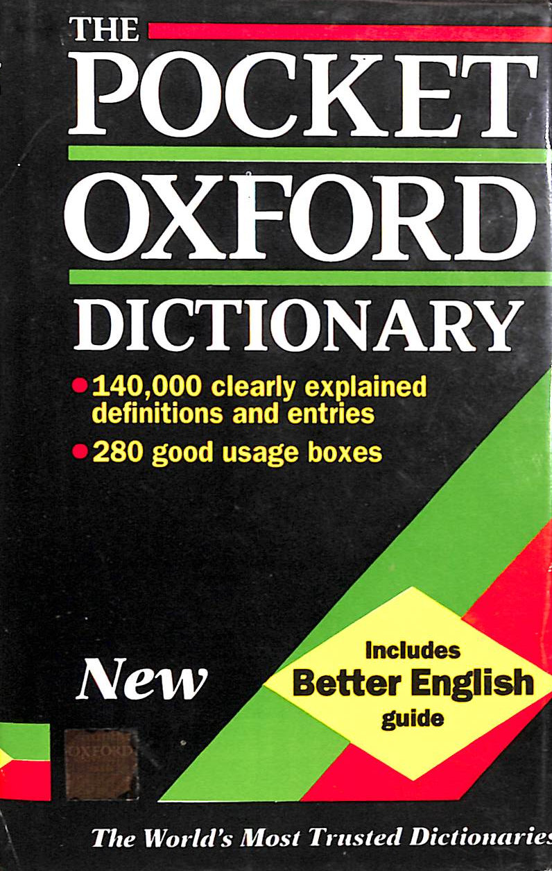 The Pocket Oxford Dictionary of Current English