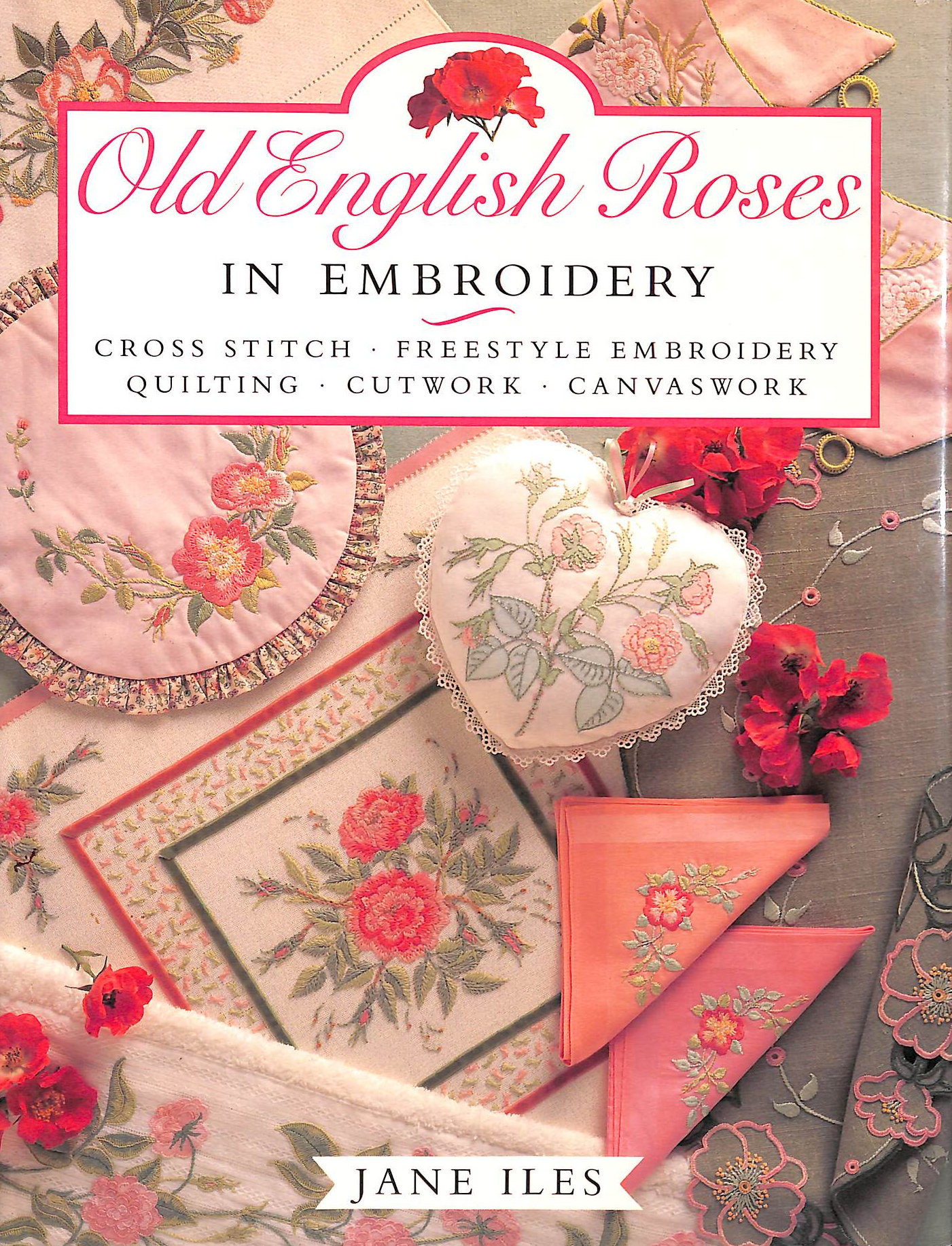 Old English Roses in Embroidery