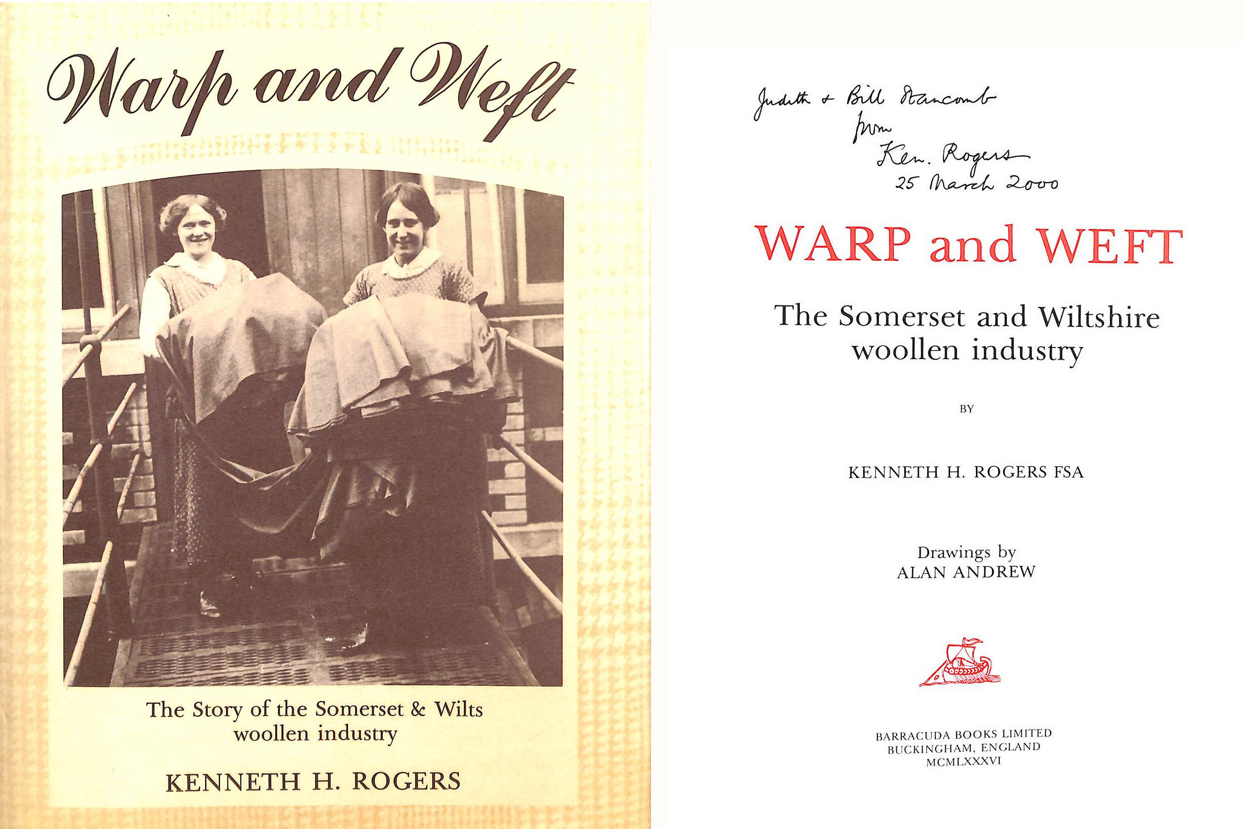 Warp and Weft: Illustrated History of the Somerset and Wiltshire Woollen Industry (Craft & industry)