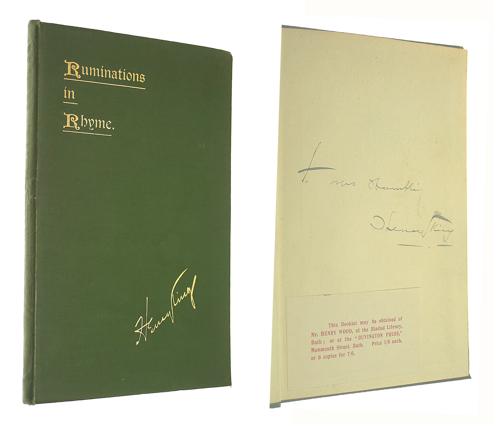 Ruminations in rhyme