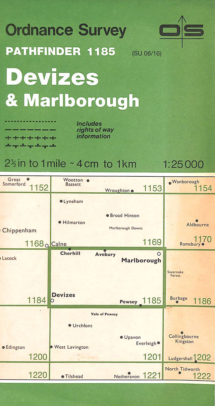 Devizes and Marlborough (Sheet 1185 (SU06/16)) (Pathfinder maps)