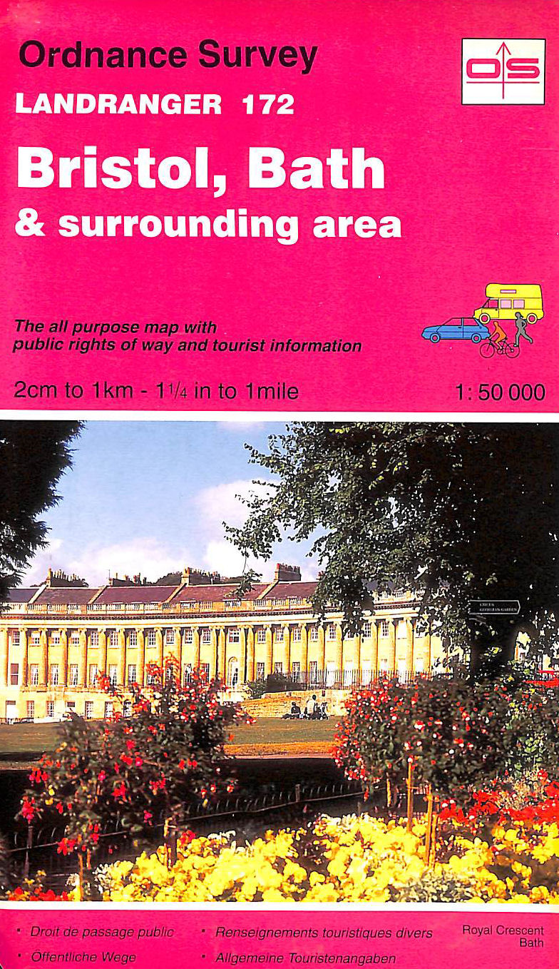 Bristol, Bath and Surrounding Area (Sheet 172) (OS Landranger Map)