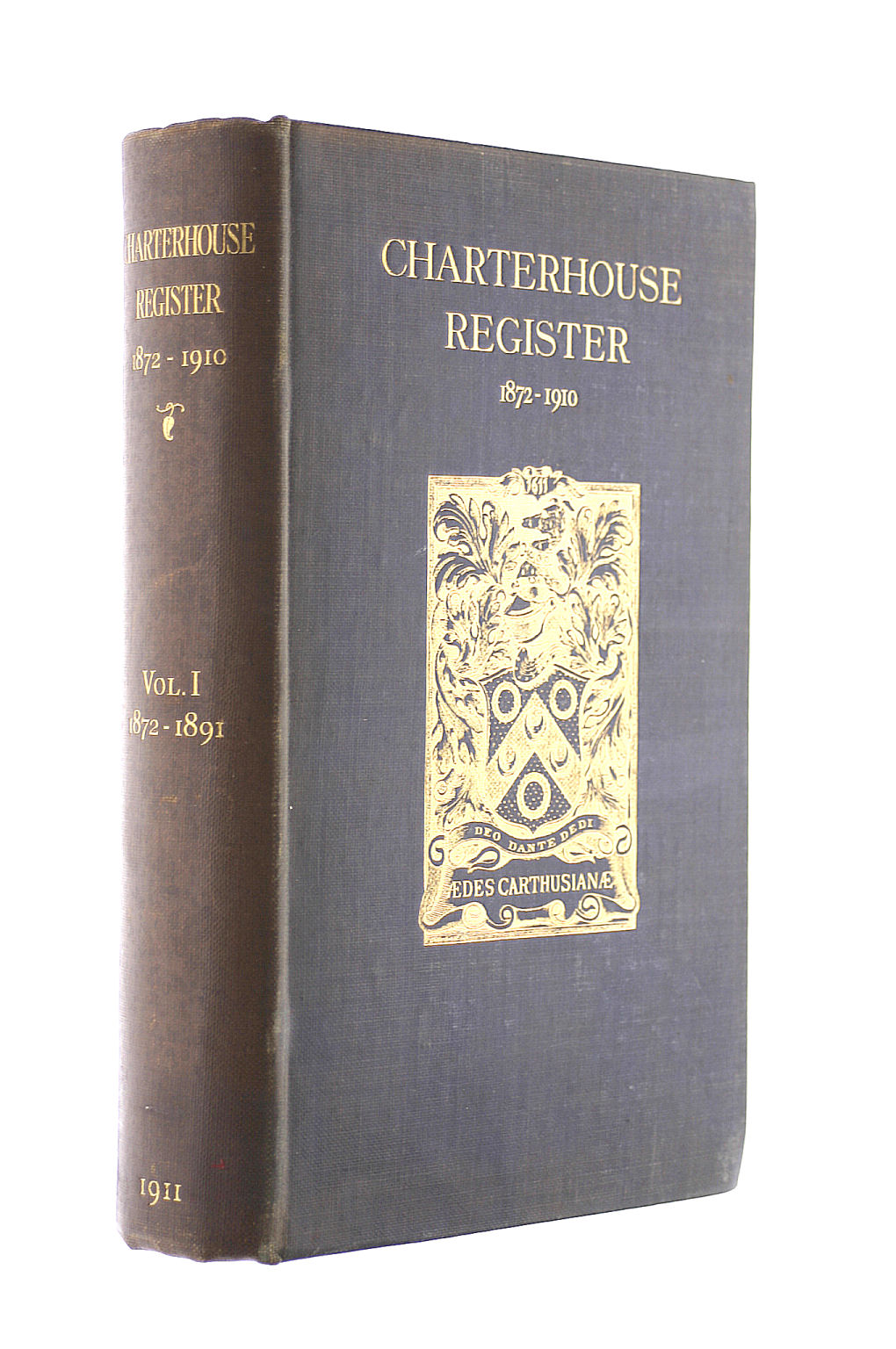 Charterhouse Register 1872-1891 Volume I