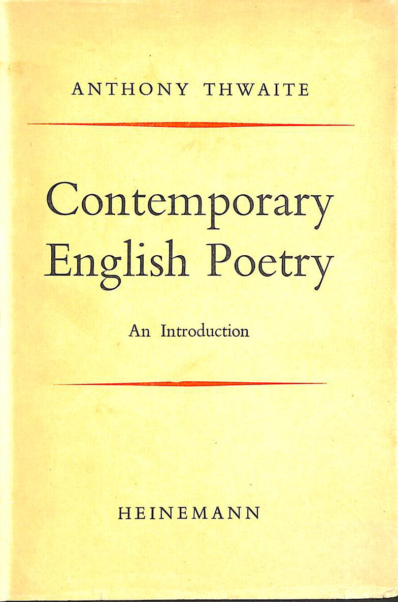 Contemporary English Poetry