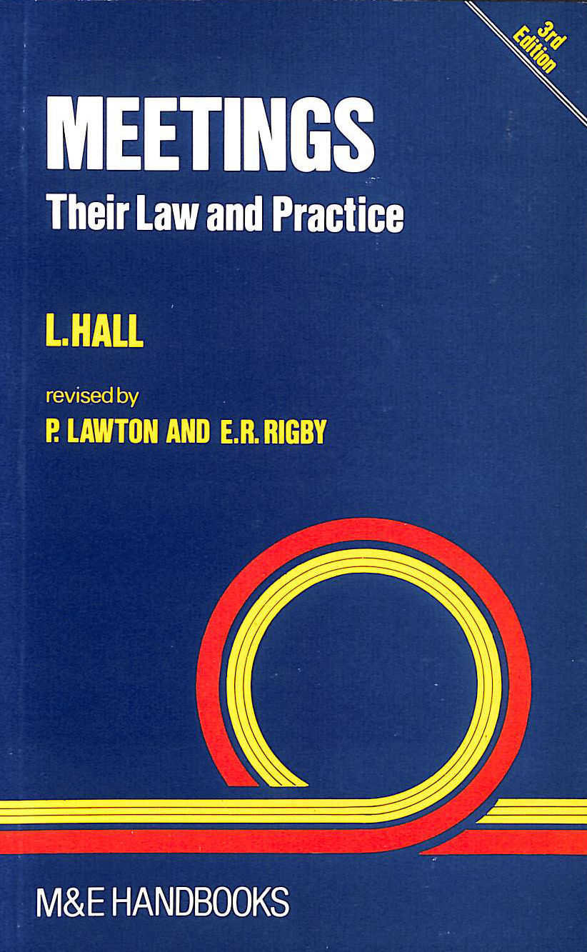 Law and Practice: 1 (Meetings)