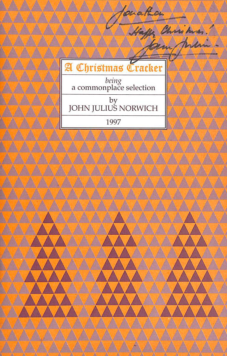 A Christmas Cracker: Being a Commonplace Selection 1997