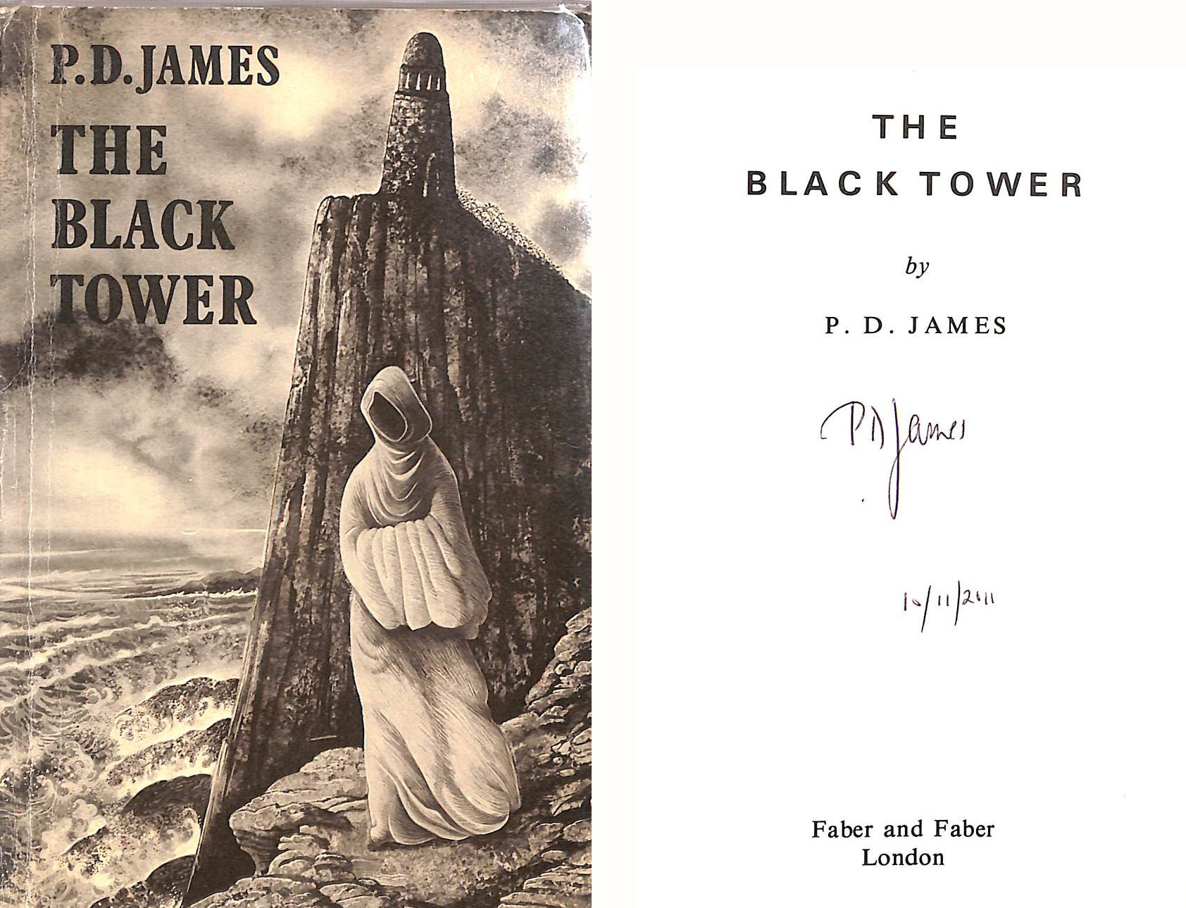 The Black Tower, Signed by P D James