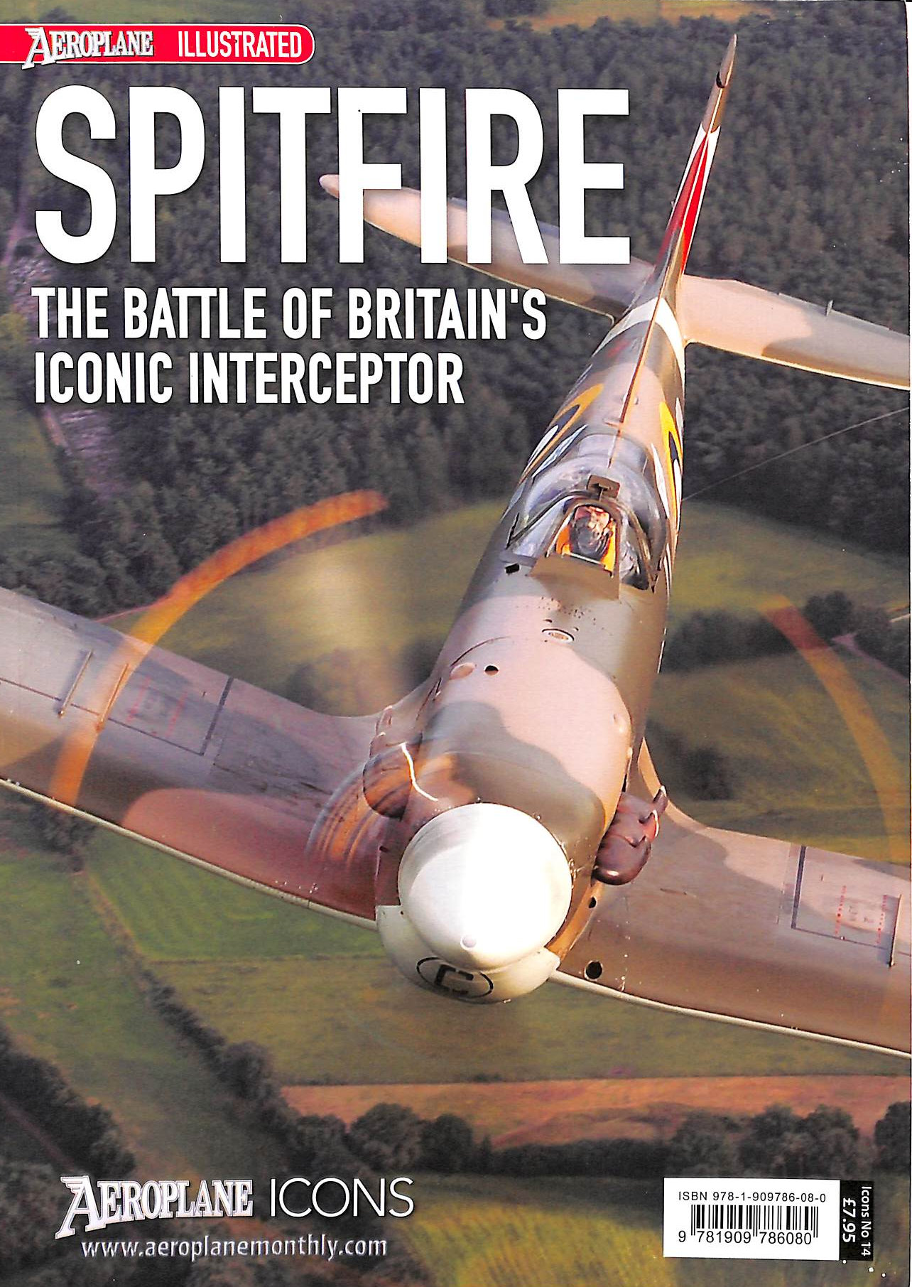 Aeroplane Icon: 14. Spitfire, The Battle of Britain's Interceptor
