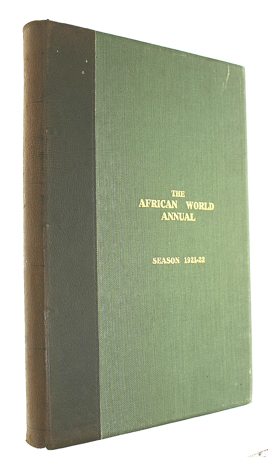 The African World Annual Season 1921-1922