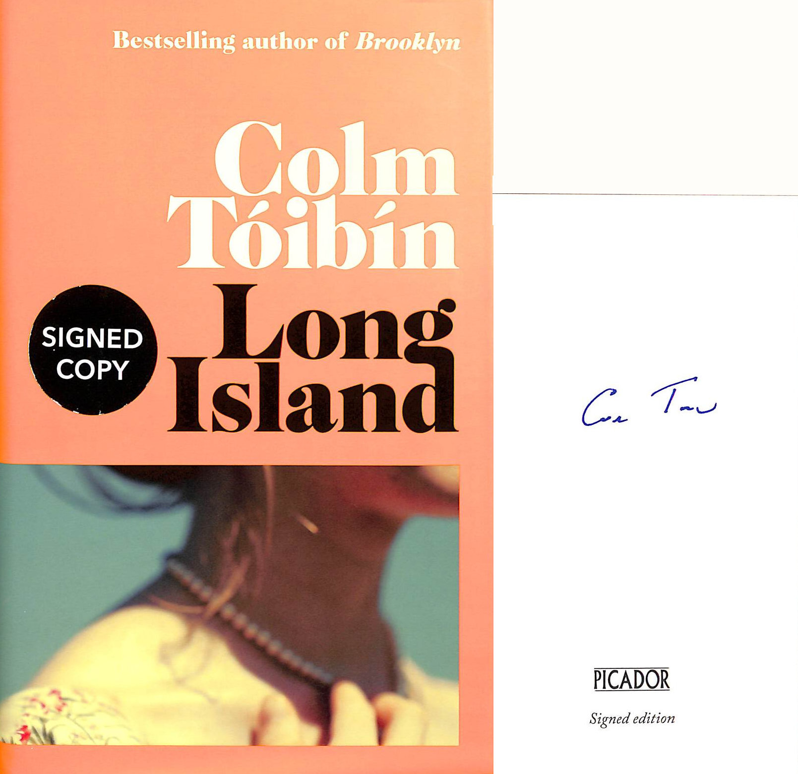 Long Island, signed by the author
